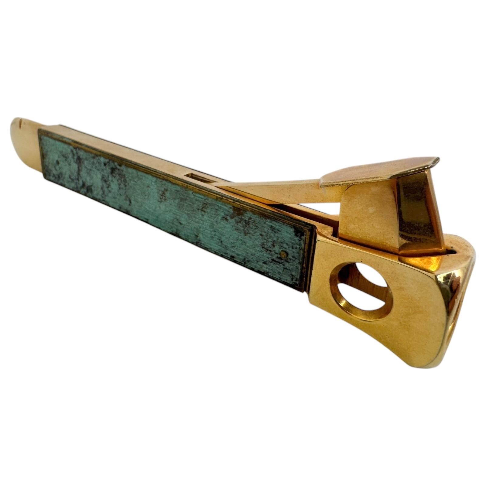 Mid Century Modern Smokers Set German Antique 1950s, Ashtray Cigar Cutter Holder 1
