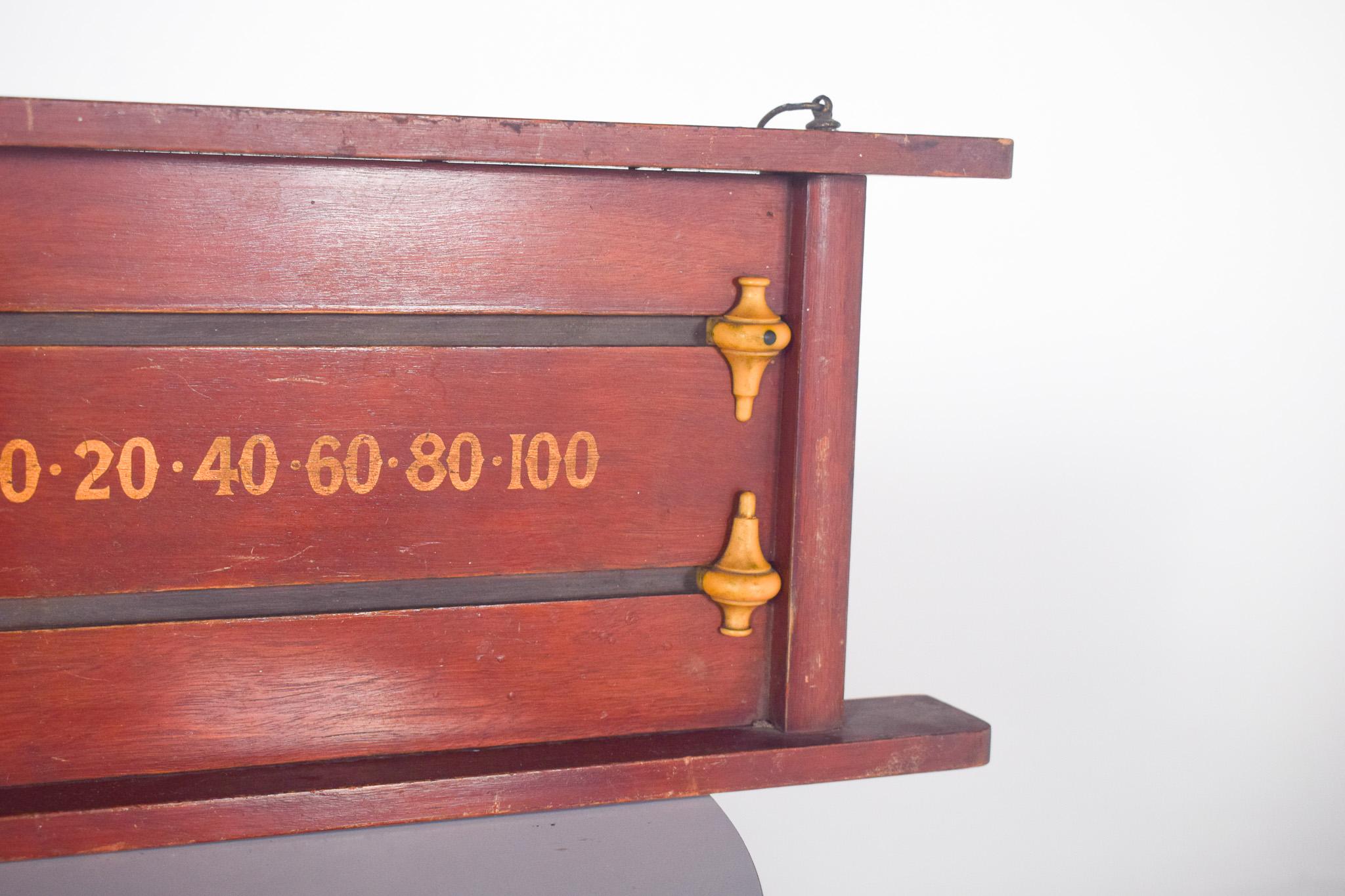 British Mid Century Modern Snooker or Pool Marker For Sale