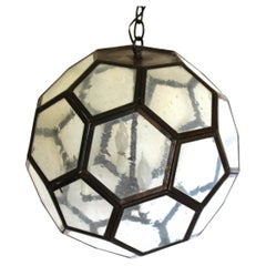 Mid Century Modern  Soccer Ball Chandelier