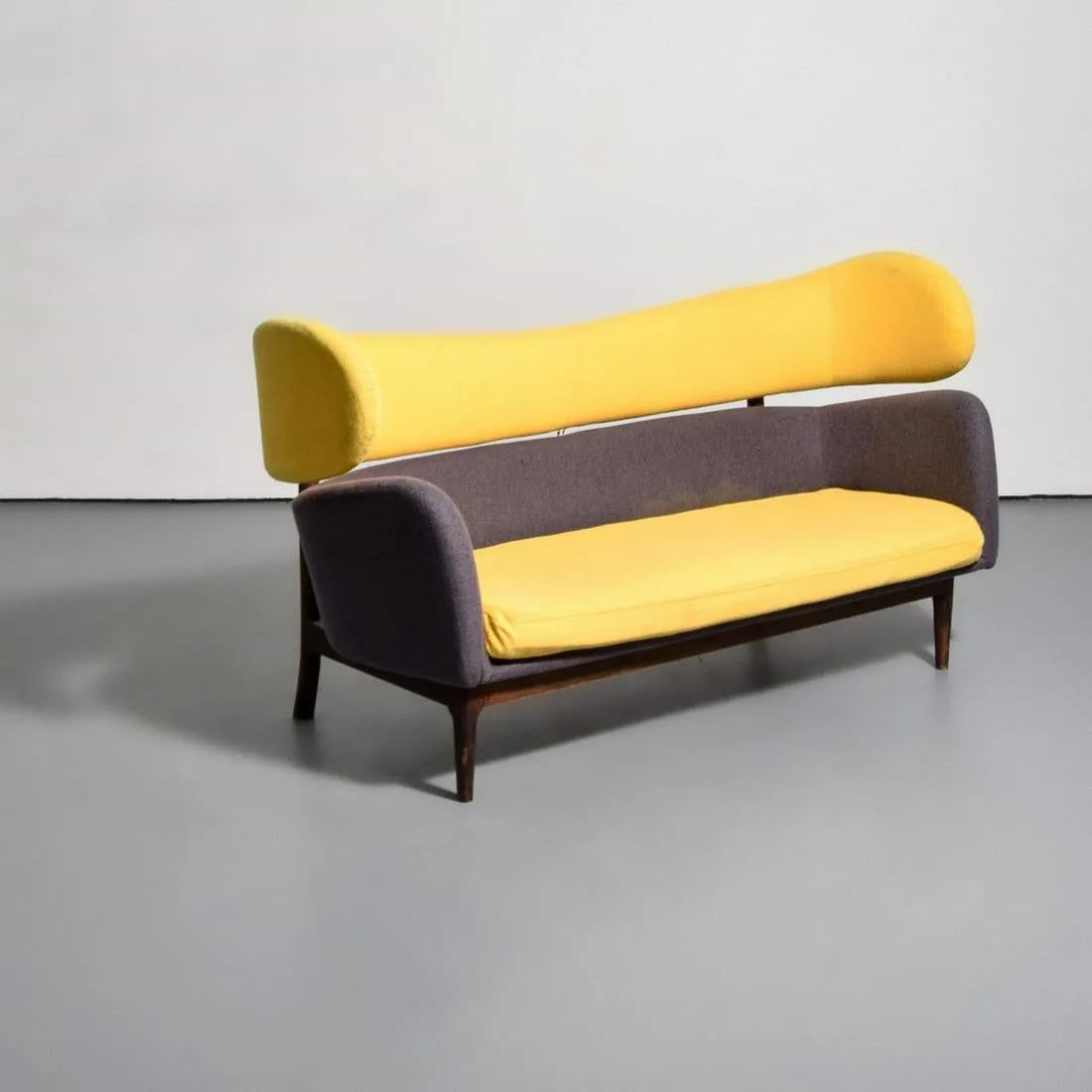 Modernes Sofa aus der Mitte des Jahrhunderts, Finn Jul für Baker zugeschrieben  im Angebot 10