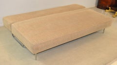 Mid-Century Modern Sofa Bed Ernst Ambuhler EA-616 Camel Fabric