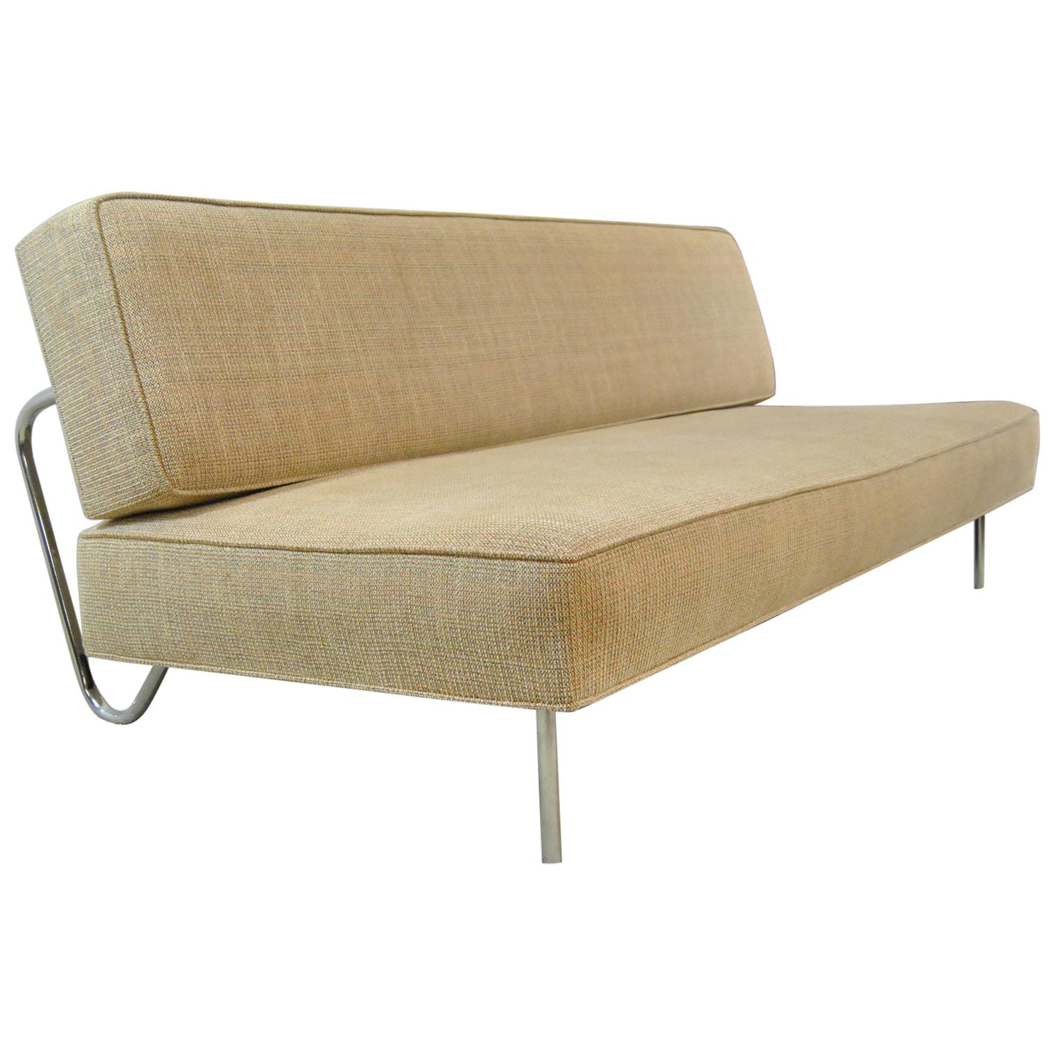 Mid-Century Modern Sofa Bed Ernst Ambuhler EA-616 Camel Fabric