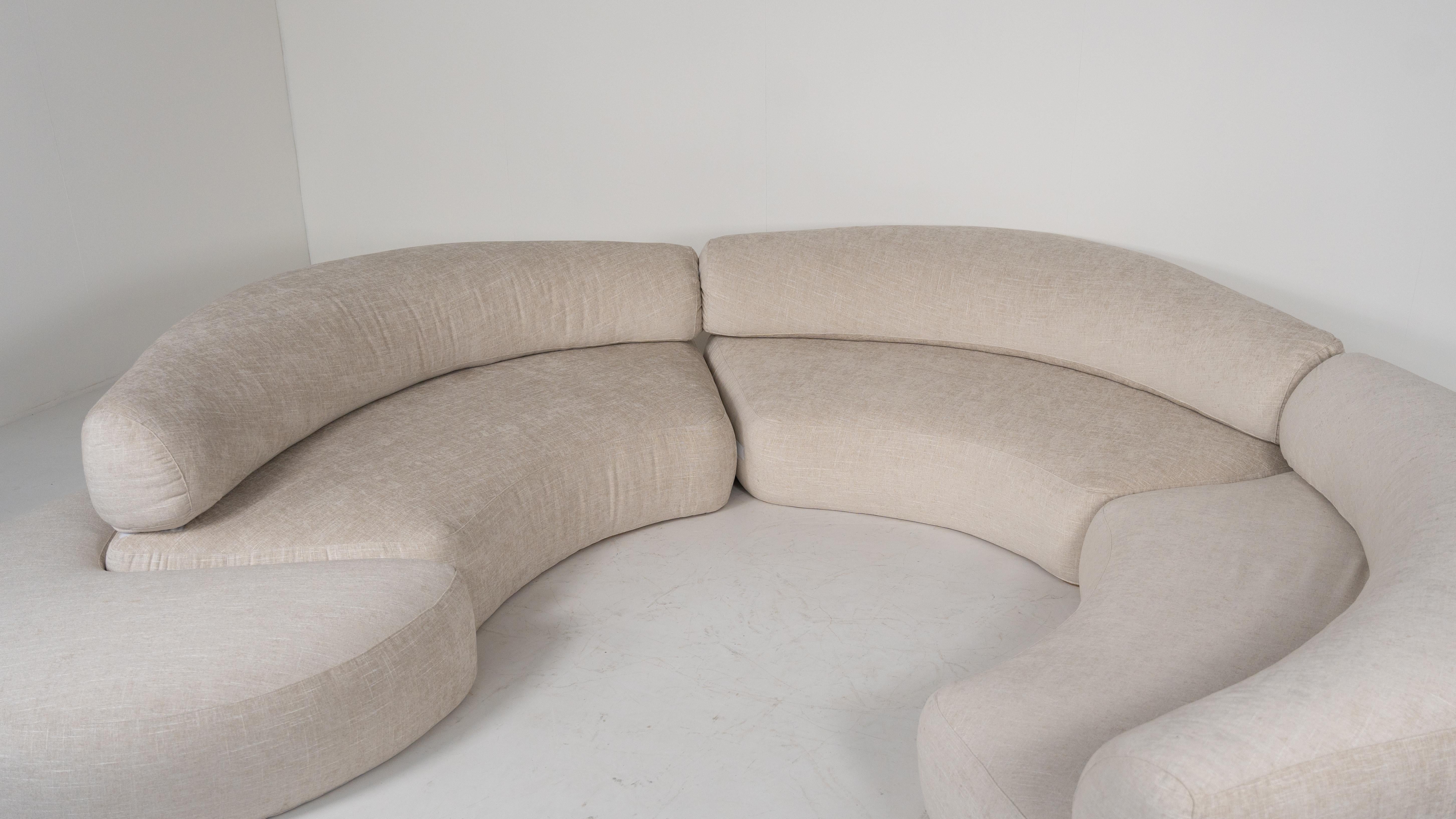 Mid-Century Modern Sofa by Ennio Chiggio for Nikol International, 1970s 7