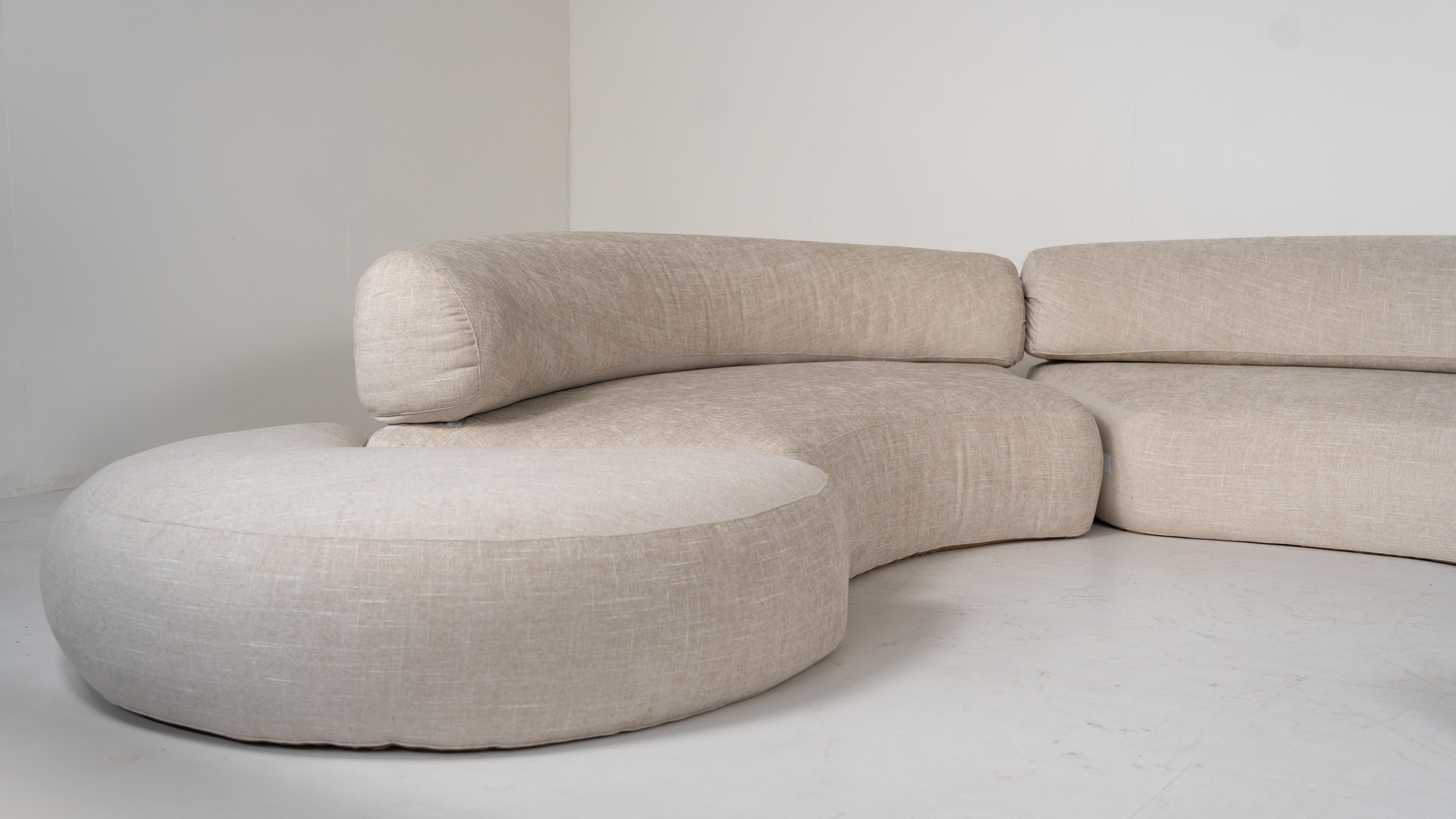 Late 20th Century Mid-Century Modern Sofa by Ennio Chiggio for Nikol International, 1970s