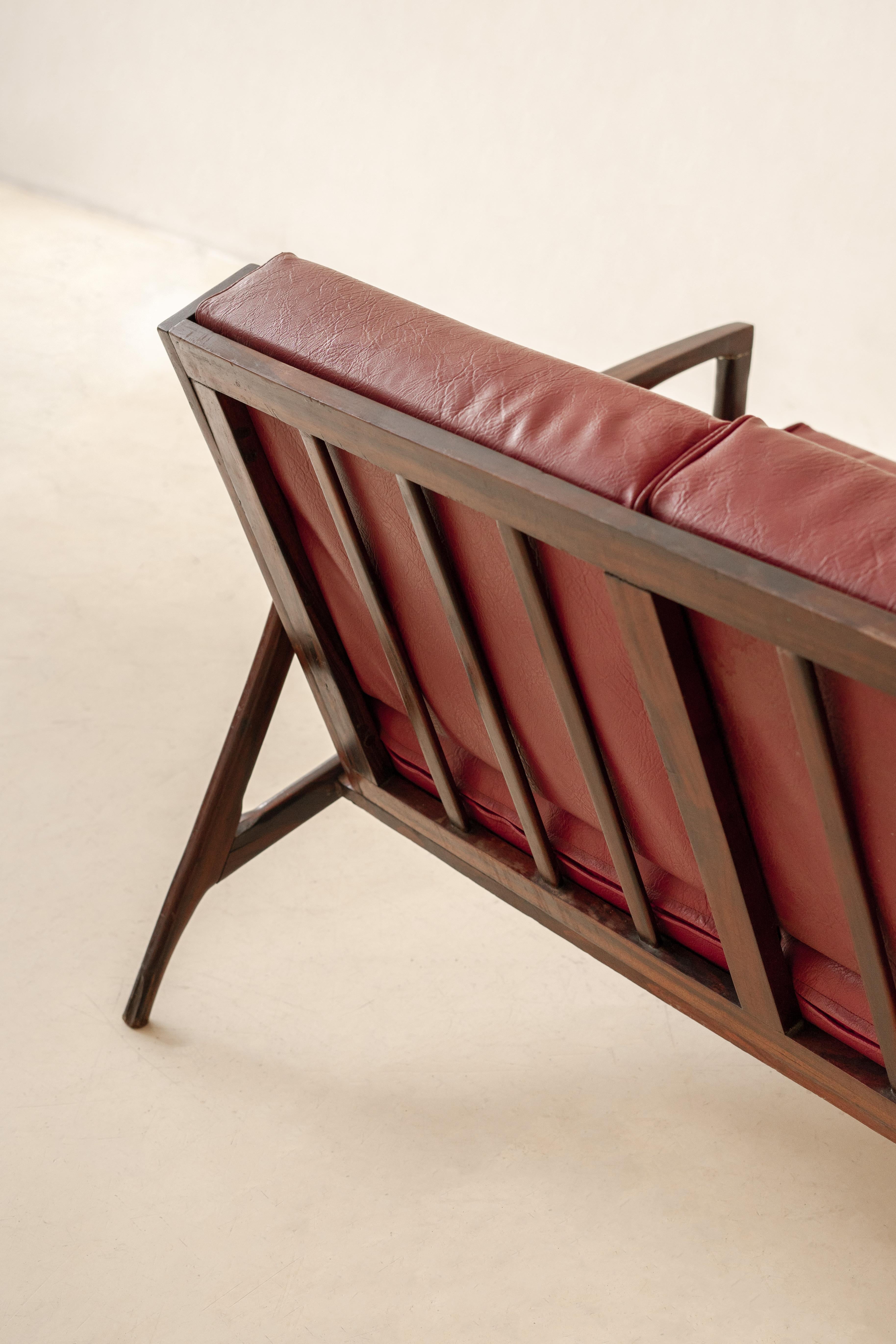 Mid-Century Modern Sofa by Liceu de Artes e Ofícios, 1950's For Sale 1