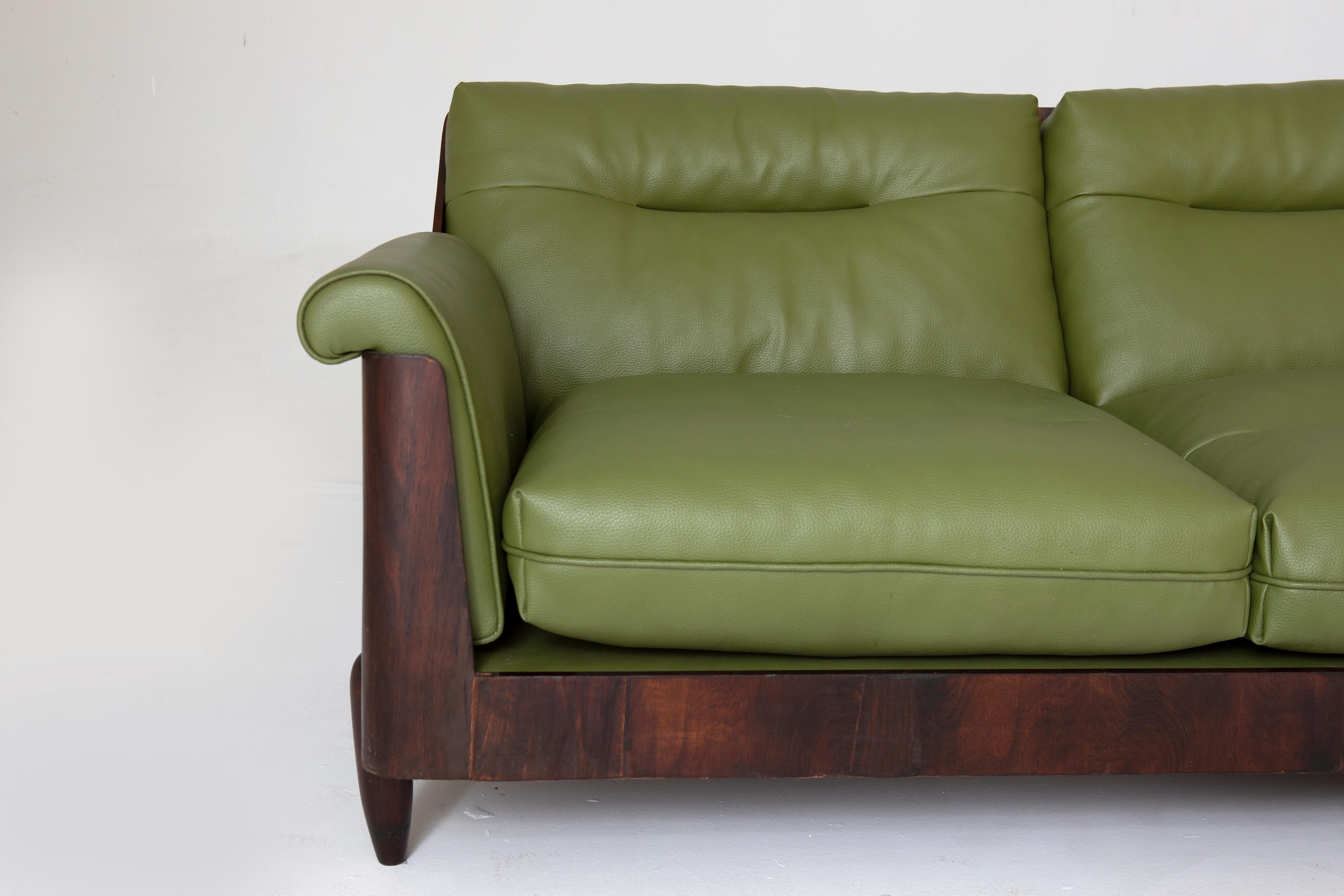 Mid-20th Century Mid-Century Modern Sofa by Novo Rumo, 1960s For Sale