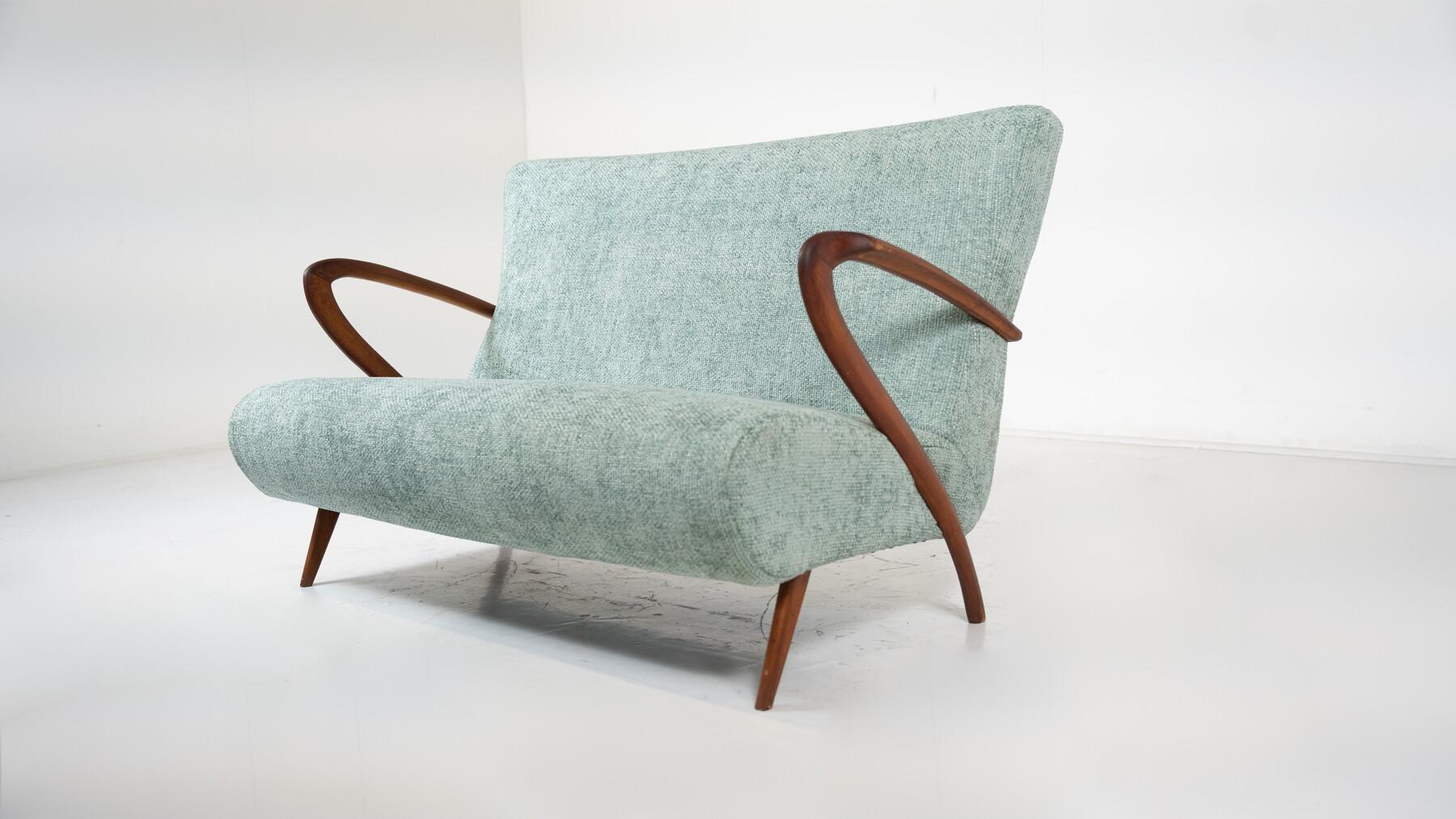 Mid-Century Modern Canapé The Moderns dans le style de Paolo Buffa, Italie, années 1950 en vente