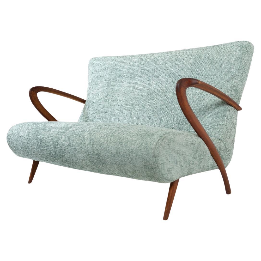 Mid-Century Modern Sofa in the style of Paolo Buffa, Italy, 1950s