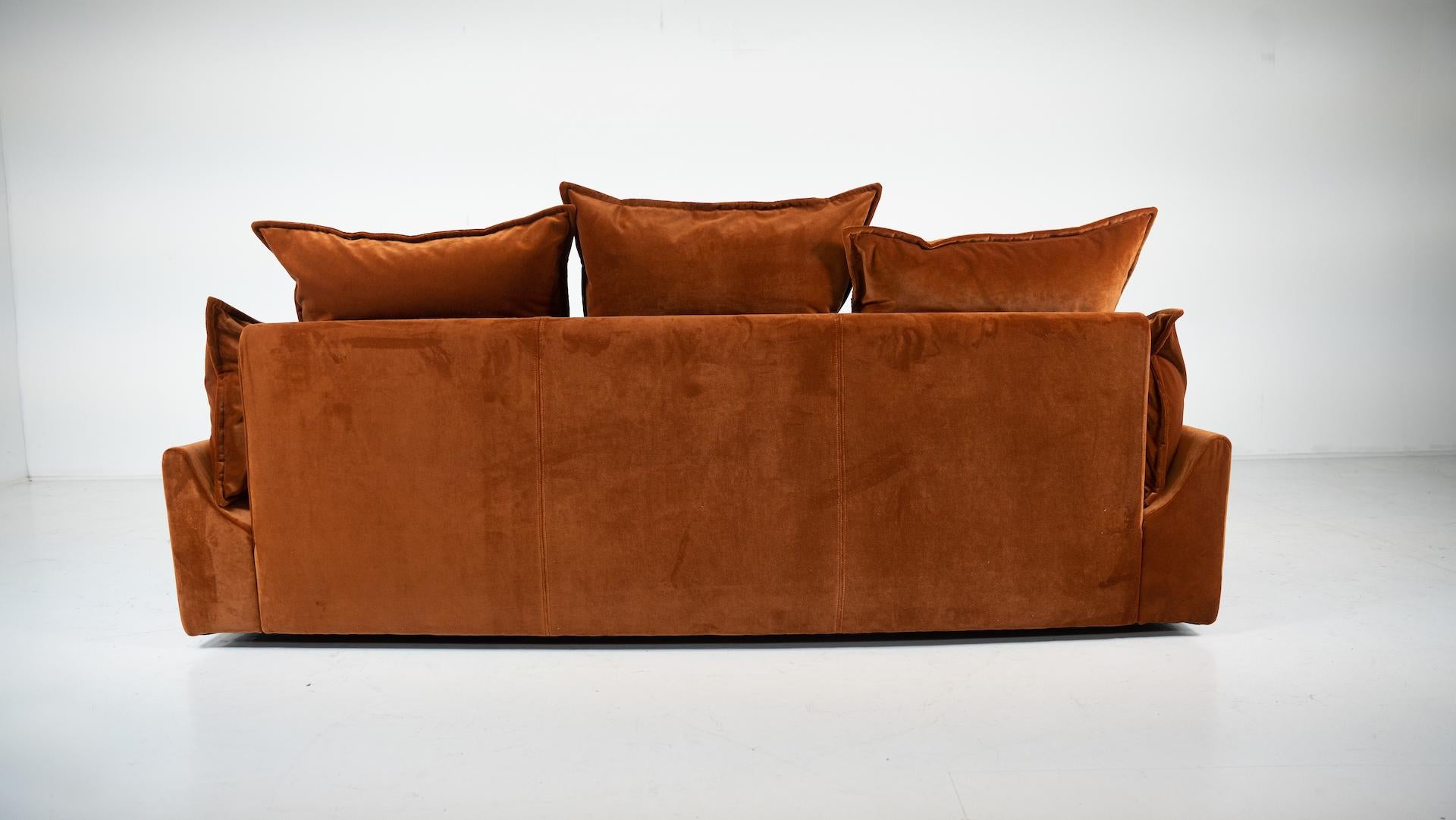 Canapé «ado » de style mi-siècle moderne par Gunnar Gravesen et David Lewis Divano pour ICF en vente 3
