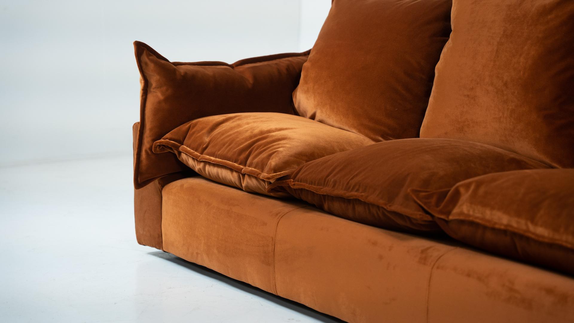 Canapé «ado » de style mi-siècle moderne par Gunnar Gravesen et David Lewis Divano pour ICF en vente 1