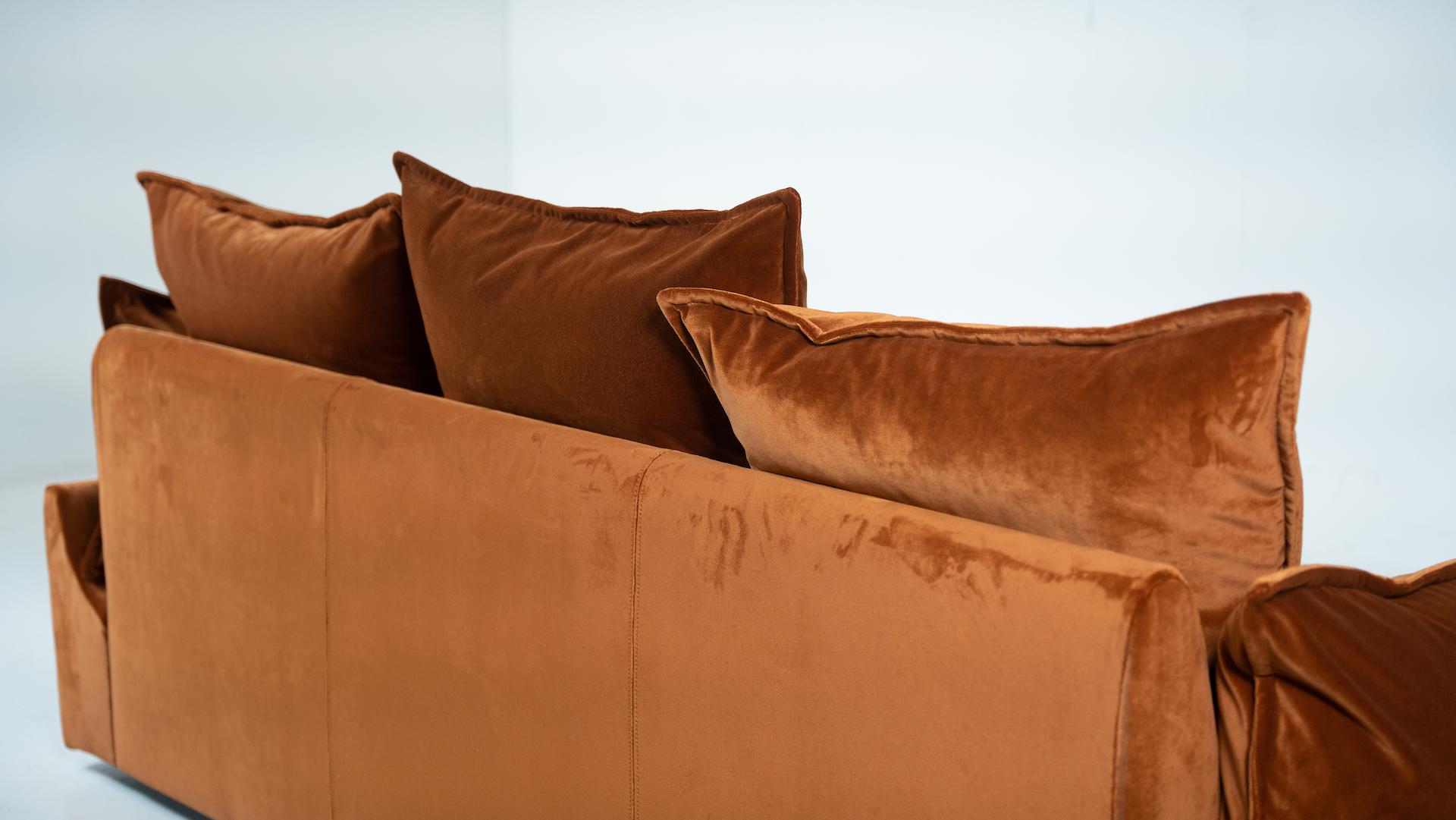 Canapé «ado » de style mi-siècle moderne par Gunnar Gravesen et David Lewis Divano pour ICF en vente 2
