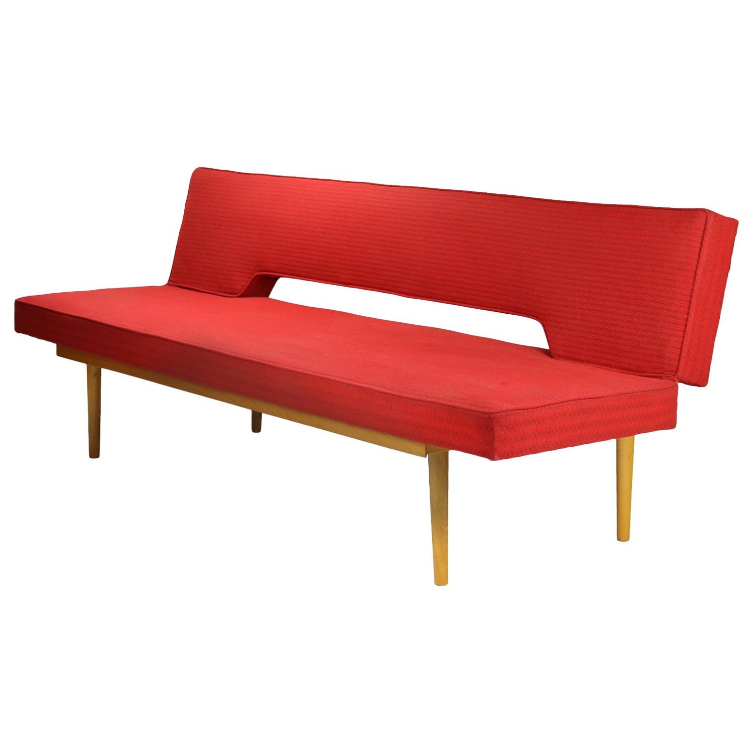 Mid-Century Modern Sofa Daybed by Miroslav Navratil, Czechoslovakia, 1960s  at 1stDibs