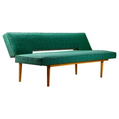 Vintage Mid-Century Modern Sofa Daybed by Miroslav Navratil, Czechoslovakia, 1960s