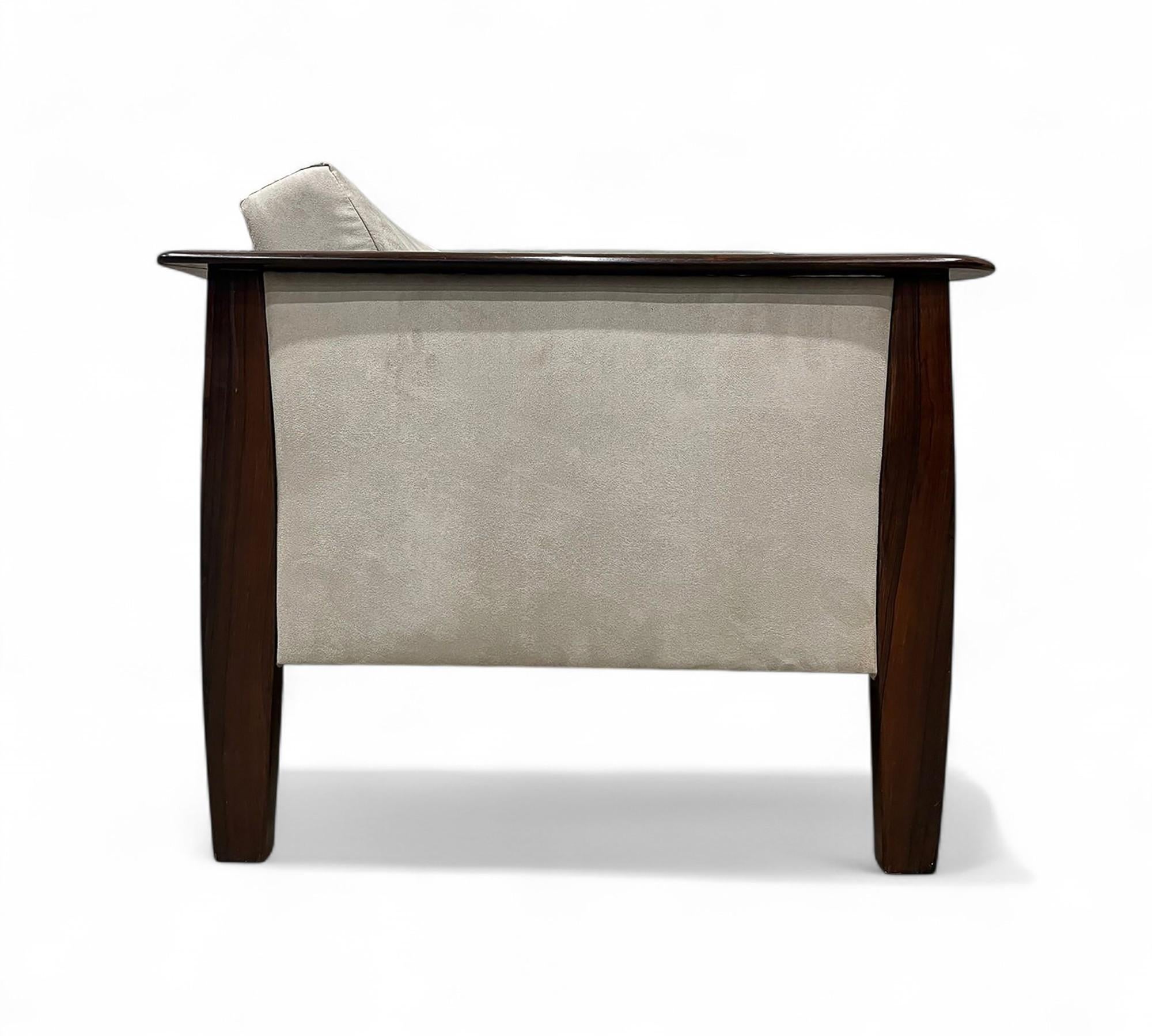 Mid-Century Modern Sofa in Hardwood & Fabric, Fatima, c. 1960 In Good Condition For Sale In New York, NY