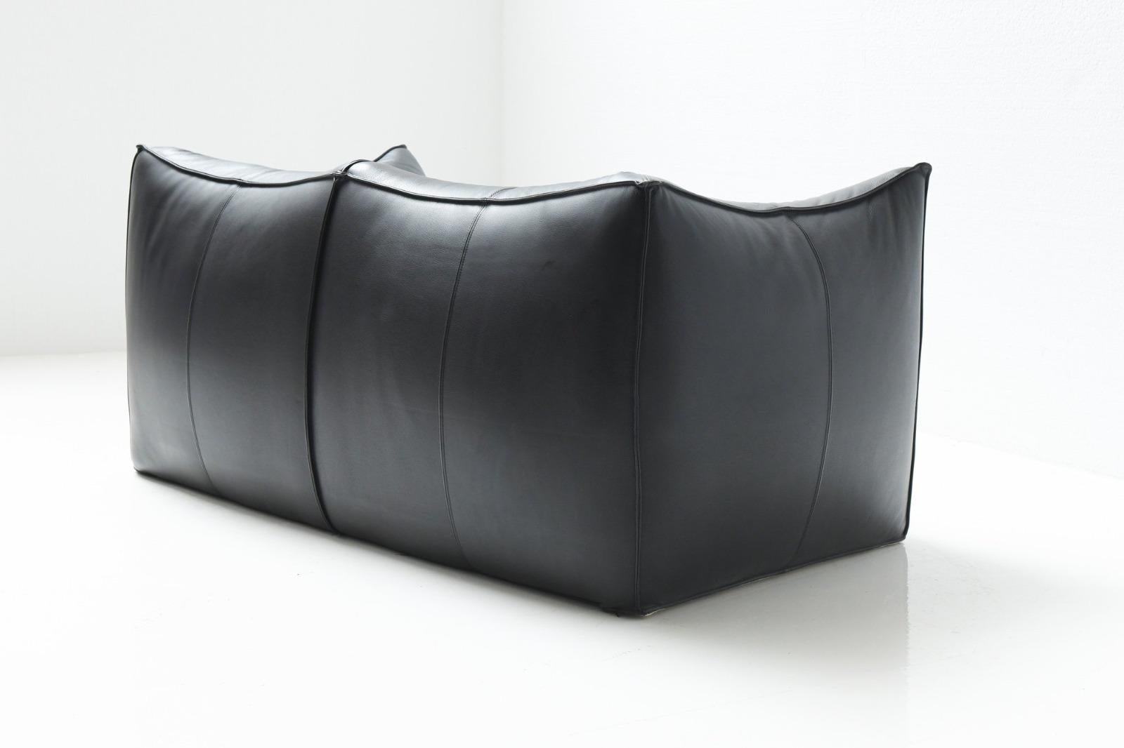 Mid-Century Modern Sofa Le Bambole by Mario Bellini for B&B Italia, Leather 6
