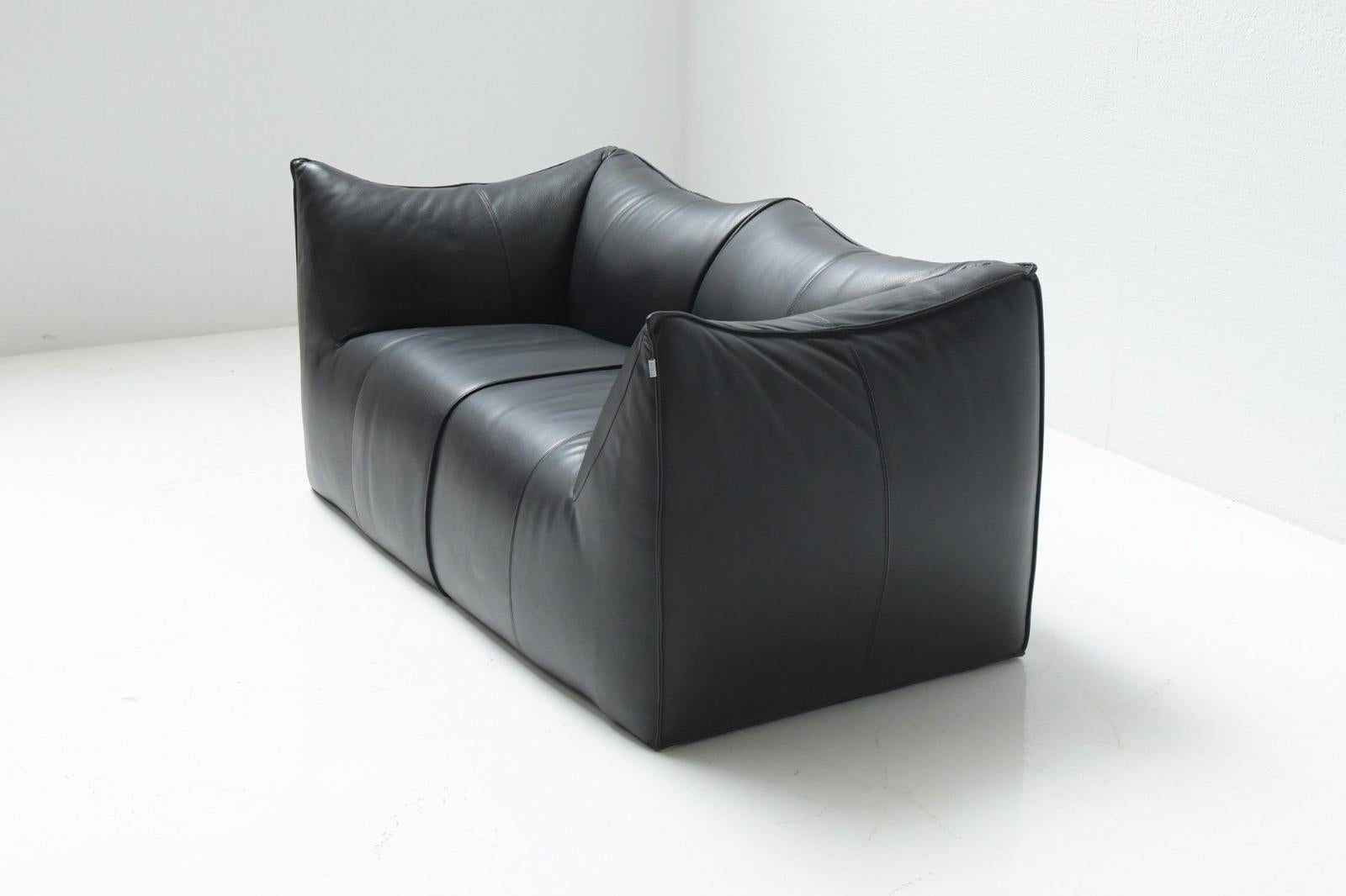 Mid-Century Modern Sofa Le Bambole by Mario Bellini for B&B Italia, Leather For Sale 8