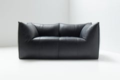 Mid-Century Modern Sofa Le Bambole by Mario Bellini for B&B Italia, Leather