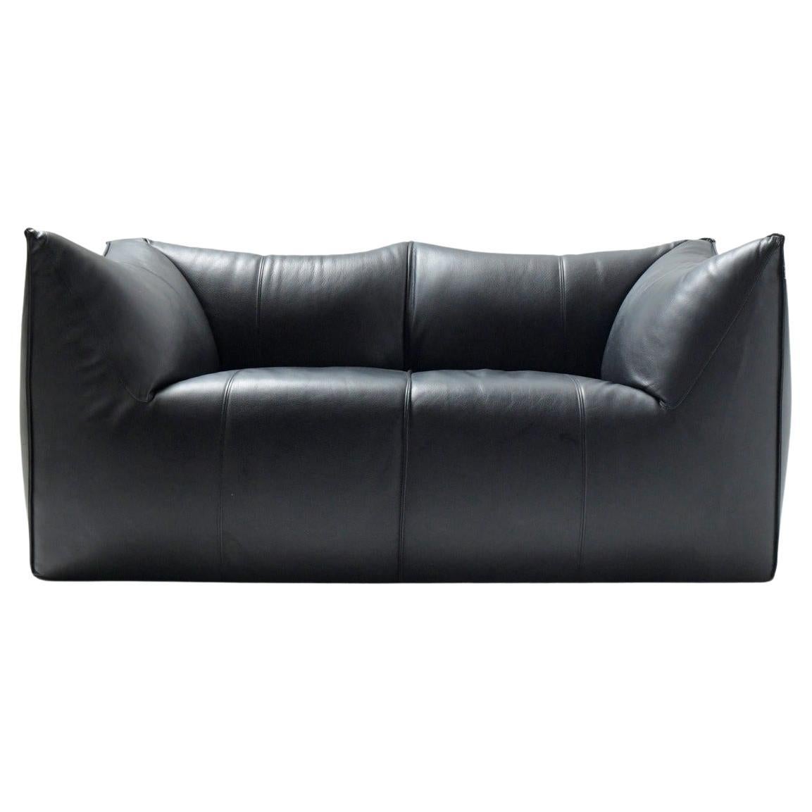 Mid-Century Modern Sofa Le Bambole by Mario Bellini for B&B Italia, Leather For Sale