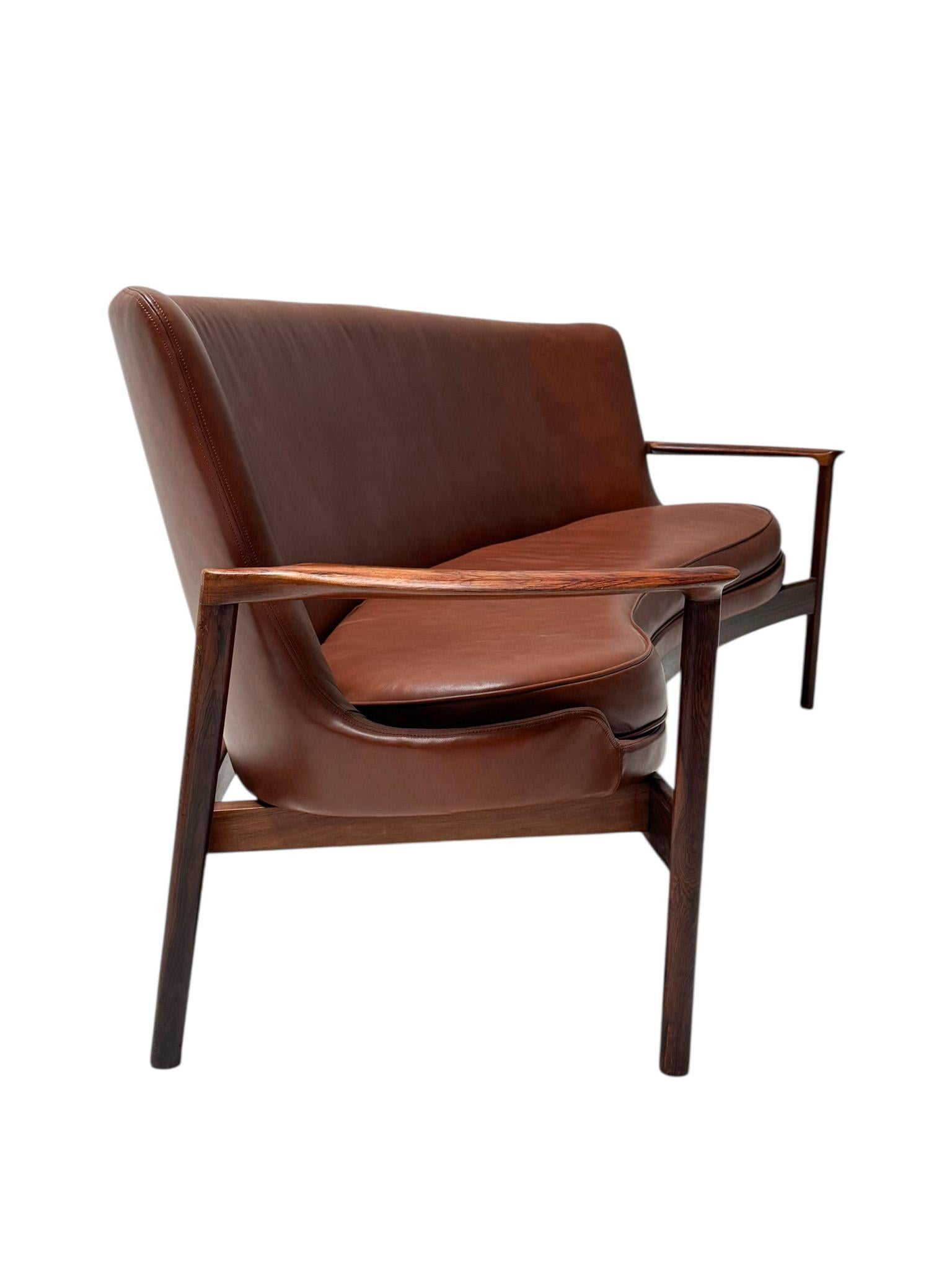 Mid-Century Modern Sofa or Bench by Ib Kofod-Larsen for Frõscher, 1970s For Sale 5