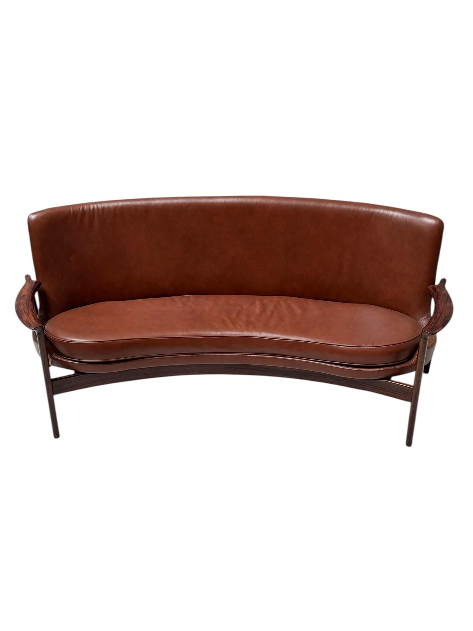 Mid-Century Modern Sofa or Bench by Ib Kofod-Larsen for Frõscher, 1970s For Sale 2