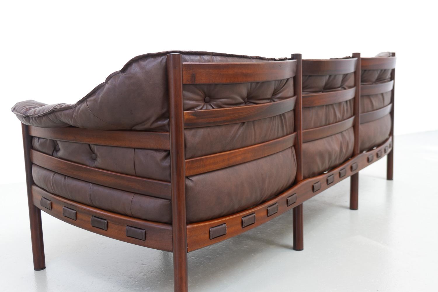 Mid-Century Modern Sofa Set by Ellekær & Norell for Coja Sweden, 1970s. For Sale 3