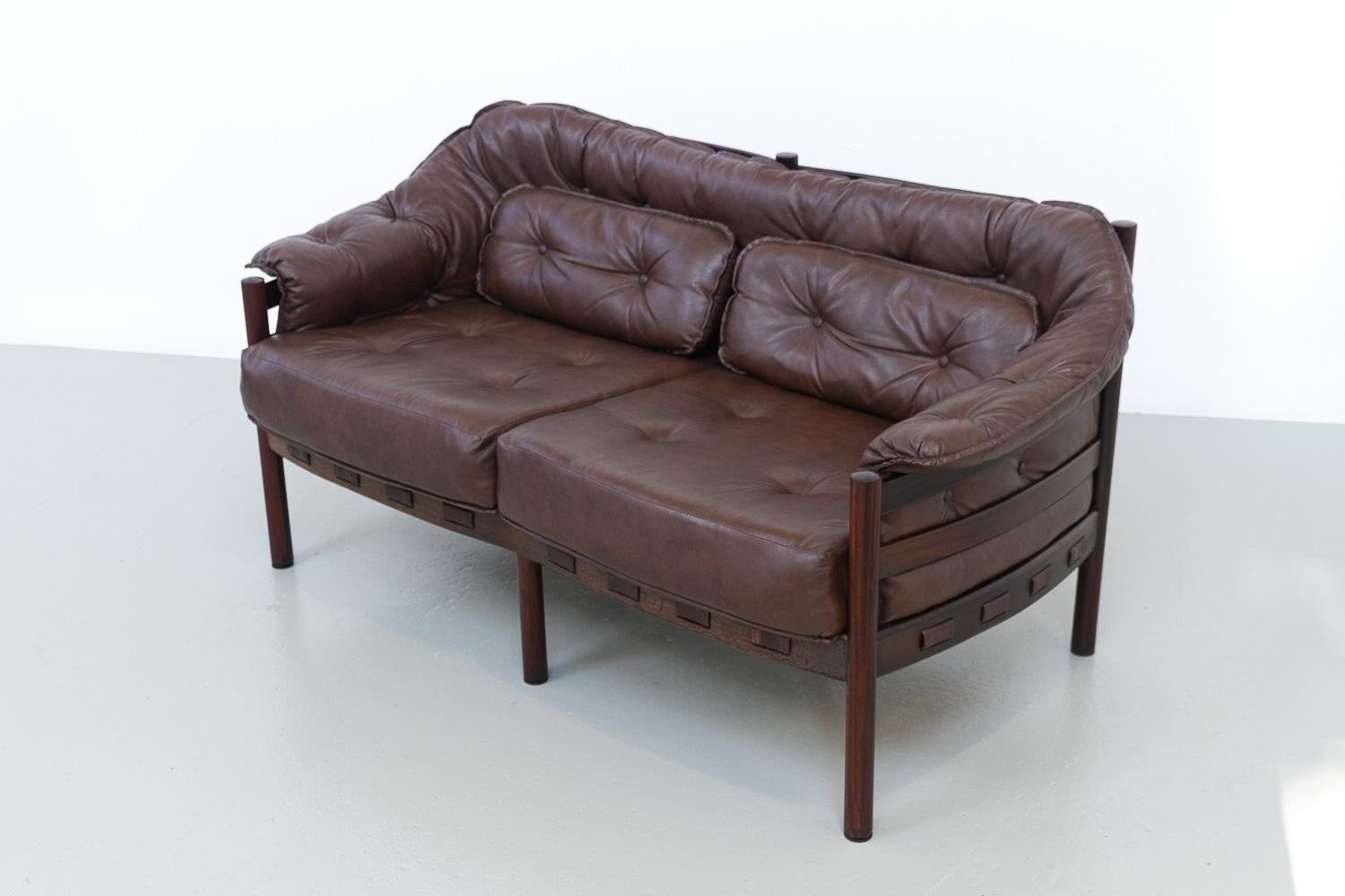 Mid-Century Modern Sofa Set by Ellekær & Norell for Coja Sweden, 1970s. For Sale 6