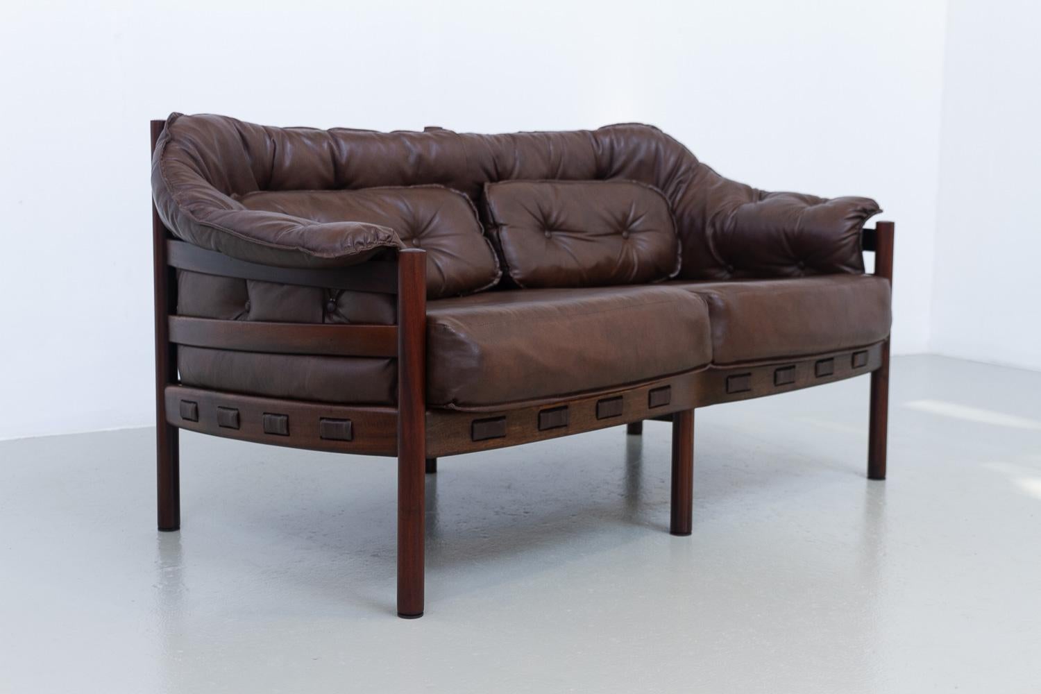 Mid-Century Modern Sofa Set by Ellekær & Norell for Coja Sweden, 1970s. For Sale 7