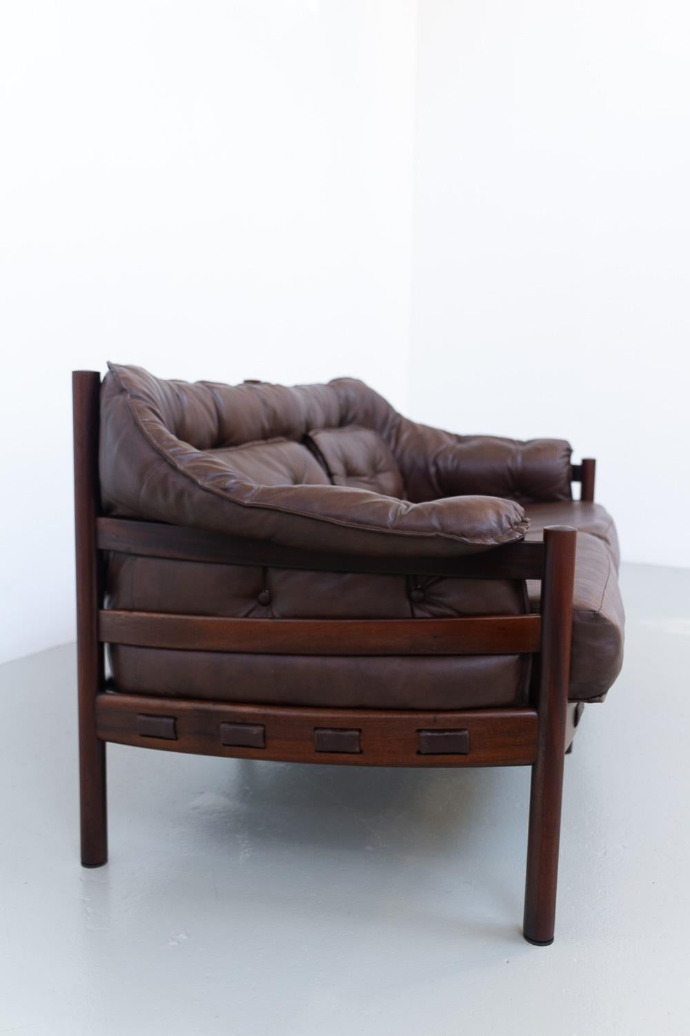 Mid-Century Modern Sofa Set by Ellekær & Norell for Coja Sweden, 1970s. For Sale 9