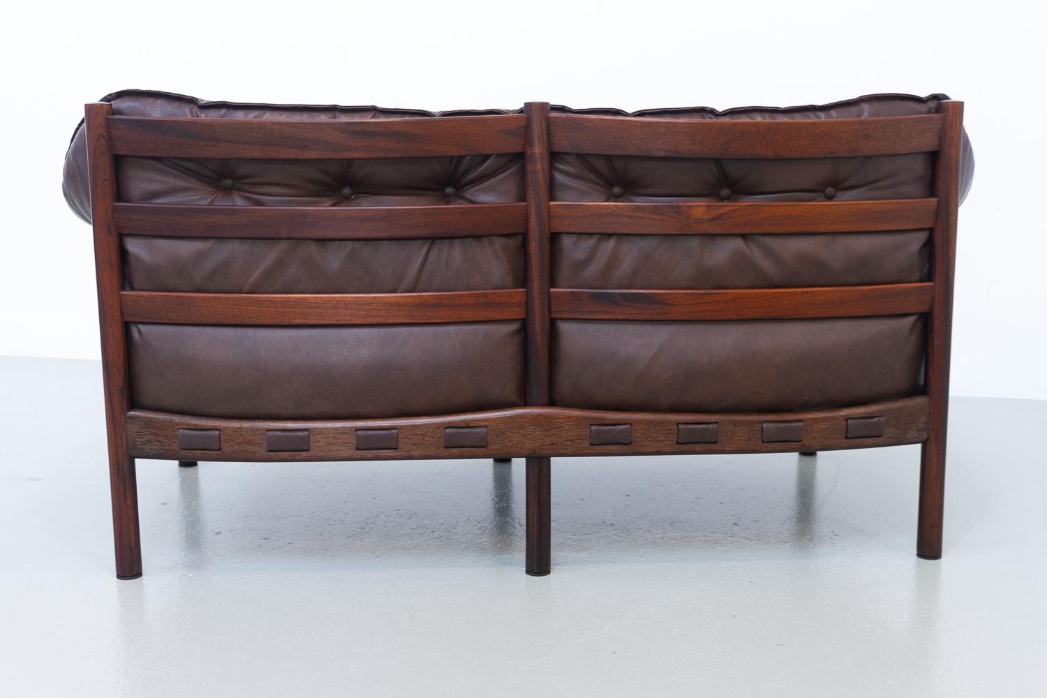 Mid-Century Modern Sofa Set by Ellekær & Norell for Coja Sweden, 1970s. For Sale 10