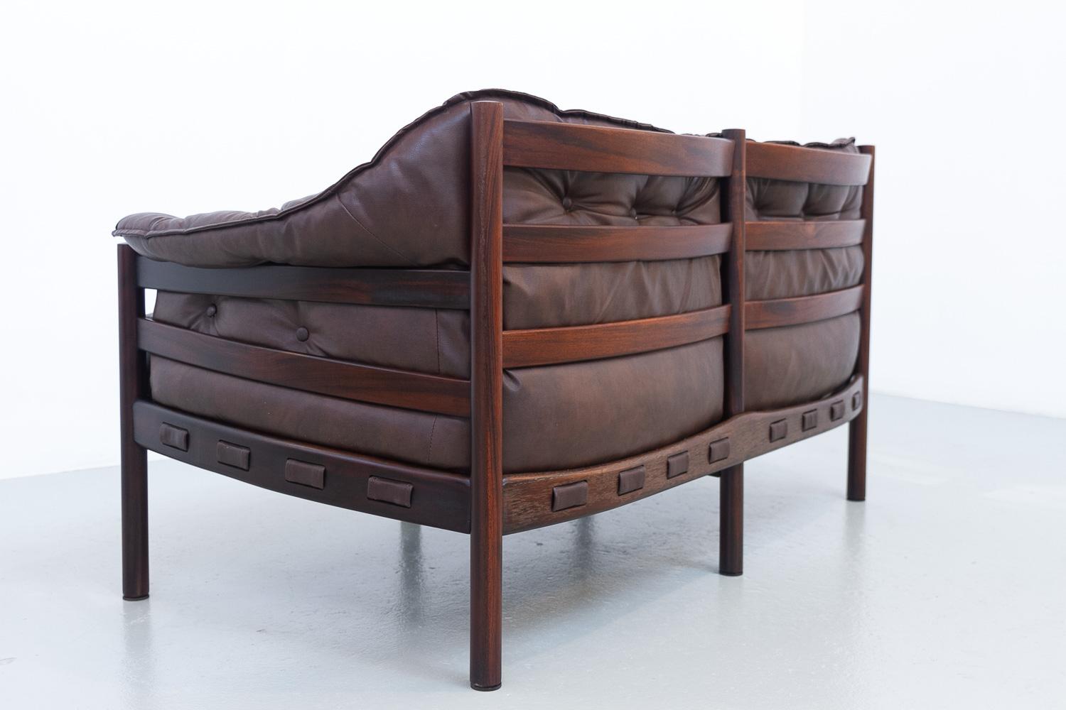 Mid-Century Modern Sofa Set by Ellekær & Norell for Coja Sweden, 1970s. For Sale 11