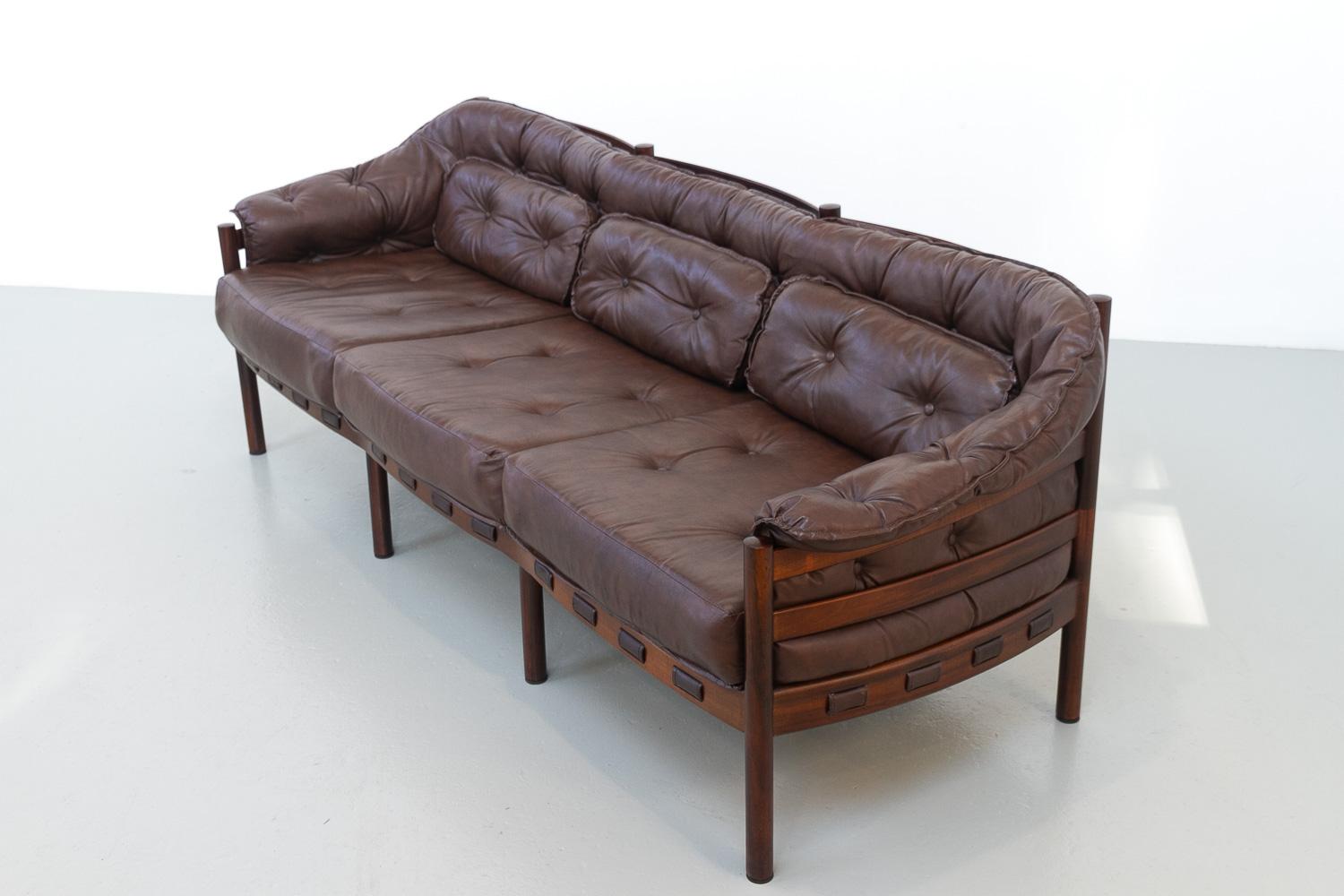 Mid-Century Modern Sofa Set by Ellekær & Norell for Coja Sweden, 1970s. For Sale 1