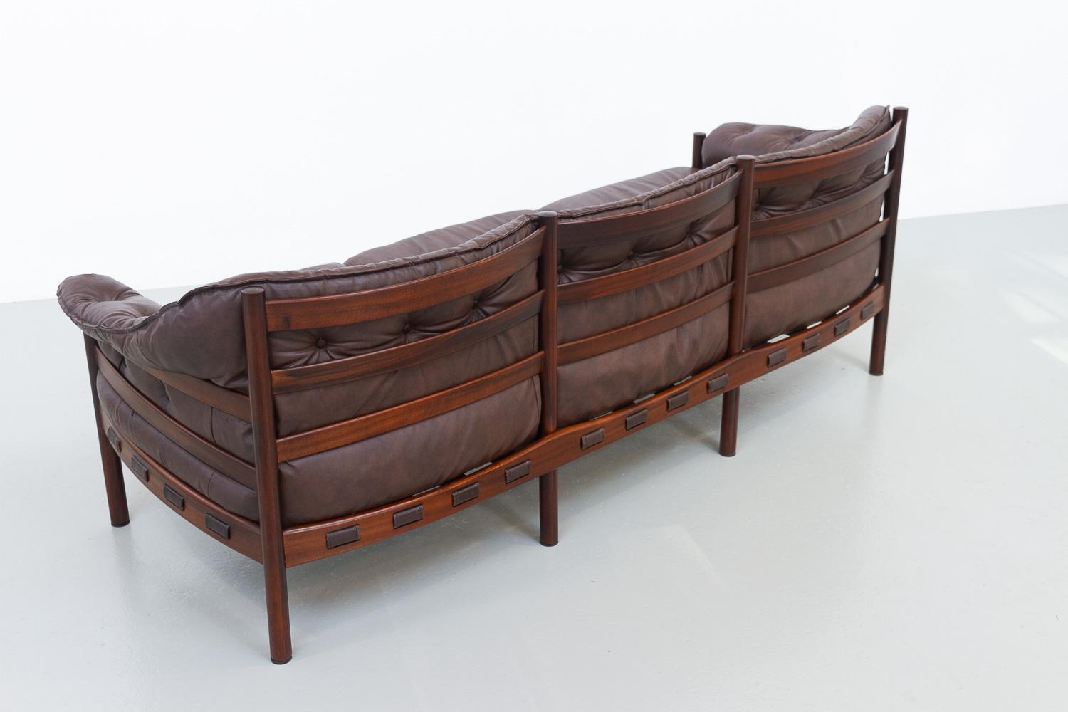 Mid-Century Modern Sofa Set by Ellekær & Norell for Coja Sweden, 1970s. For Sale 2