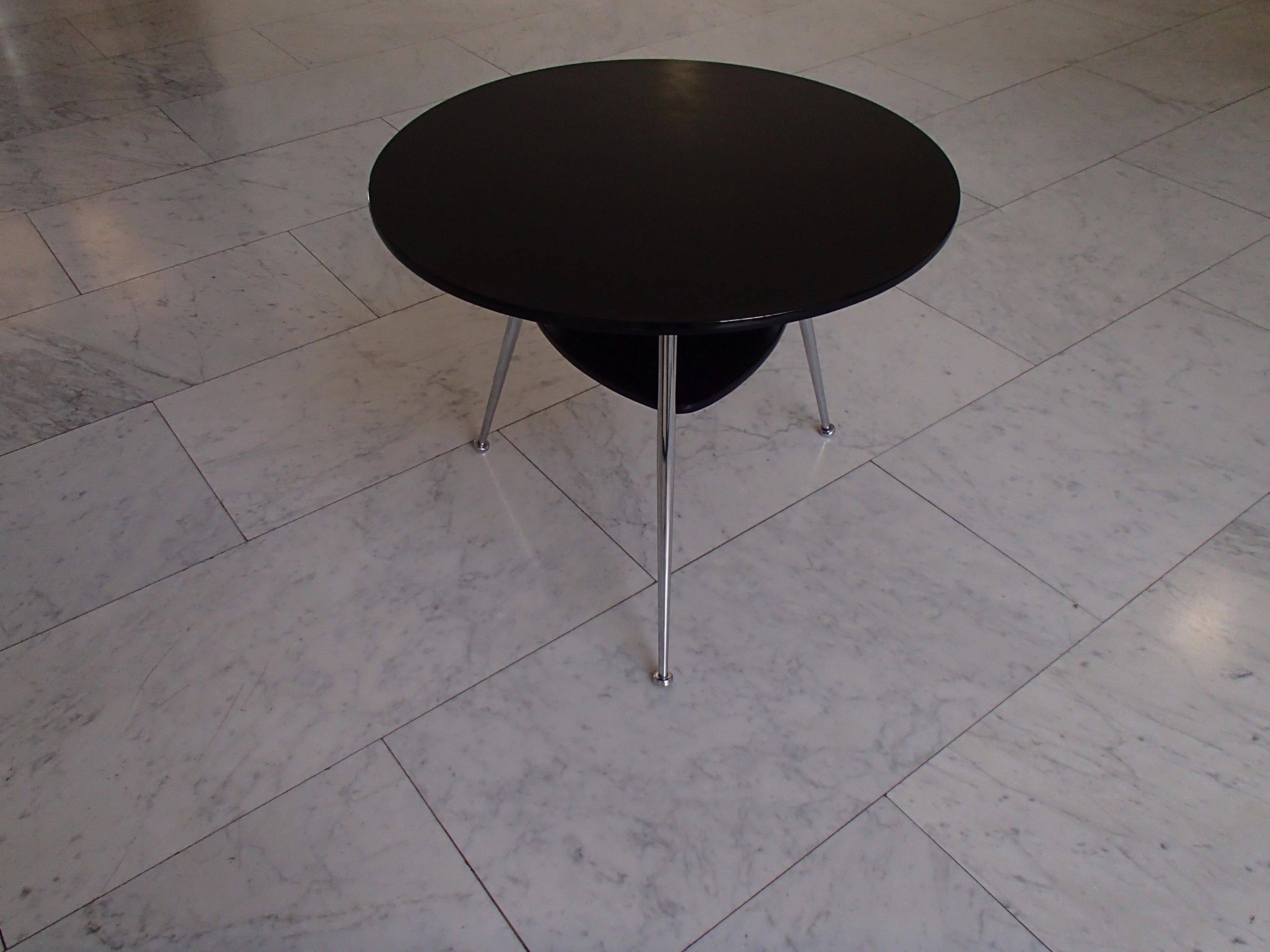 black formica table