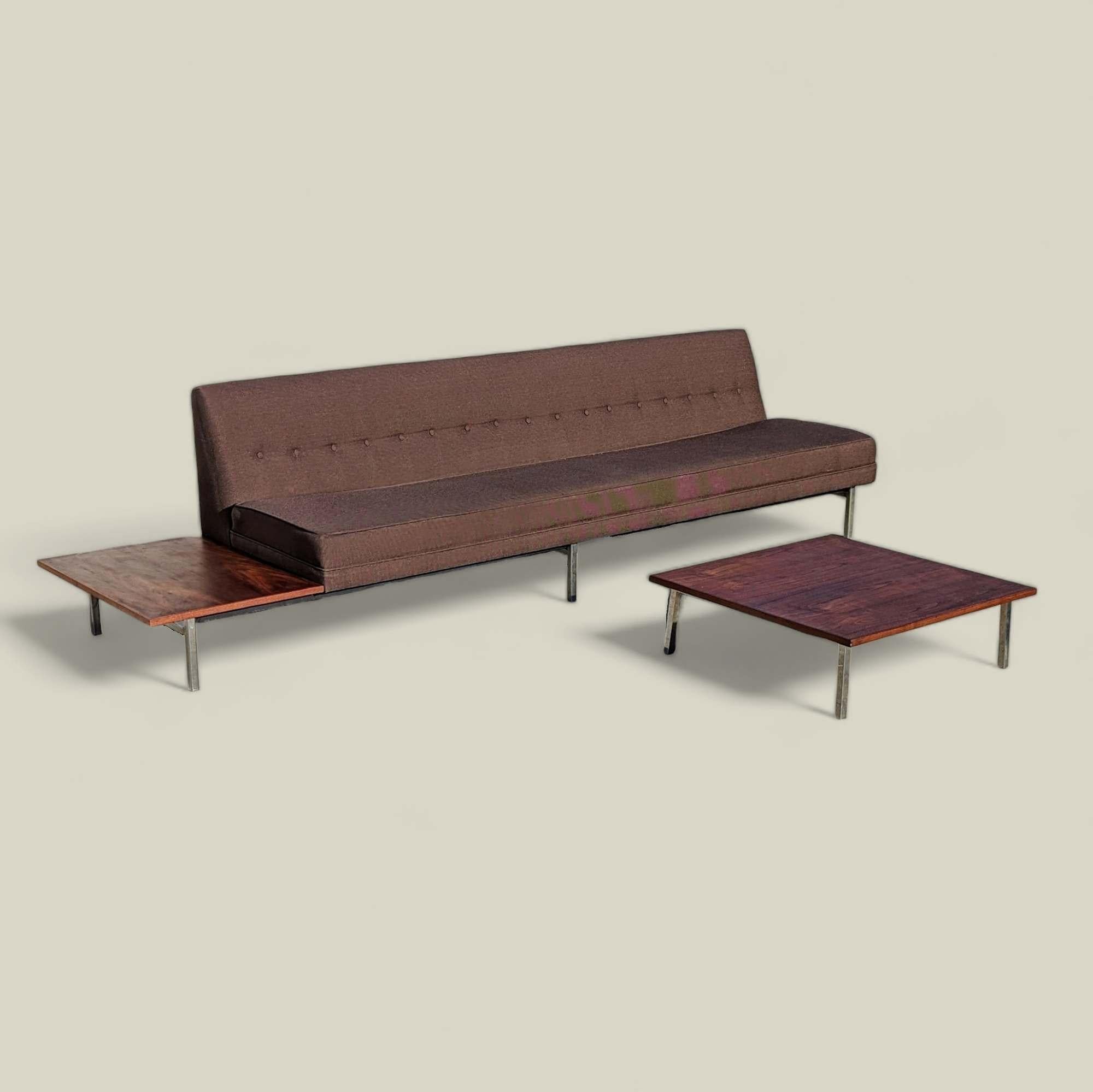 Canapé moderne du milieu du siècle avec tables d'appoint George Nelson pour Herman Miller en vente 4