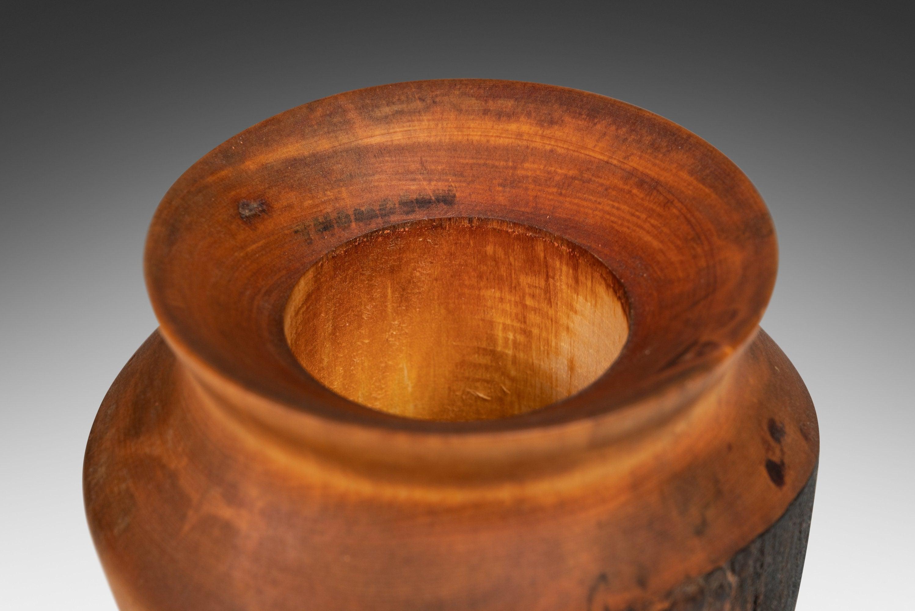 birch wood vase