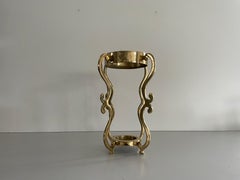Mid Century Modern Solid Brass Umbrella Stand, 1960s, Germany