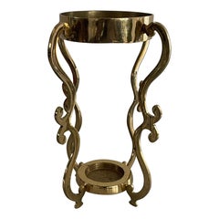 Mid Century Modern Schirmständer aus massivem Messing, 1960er Jahre, Deutschland