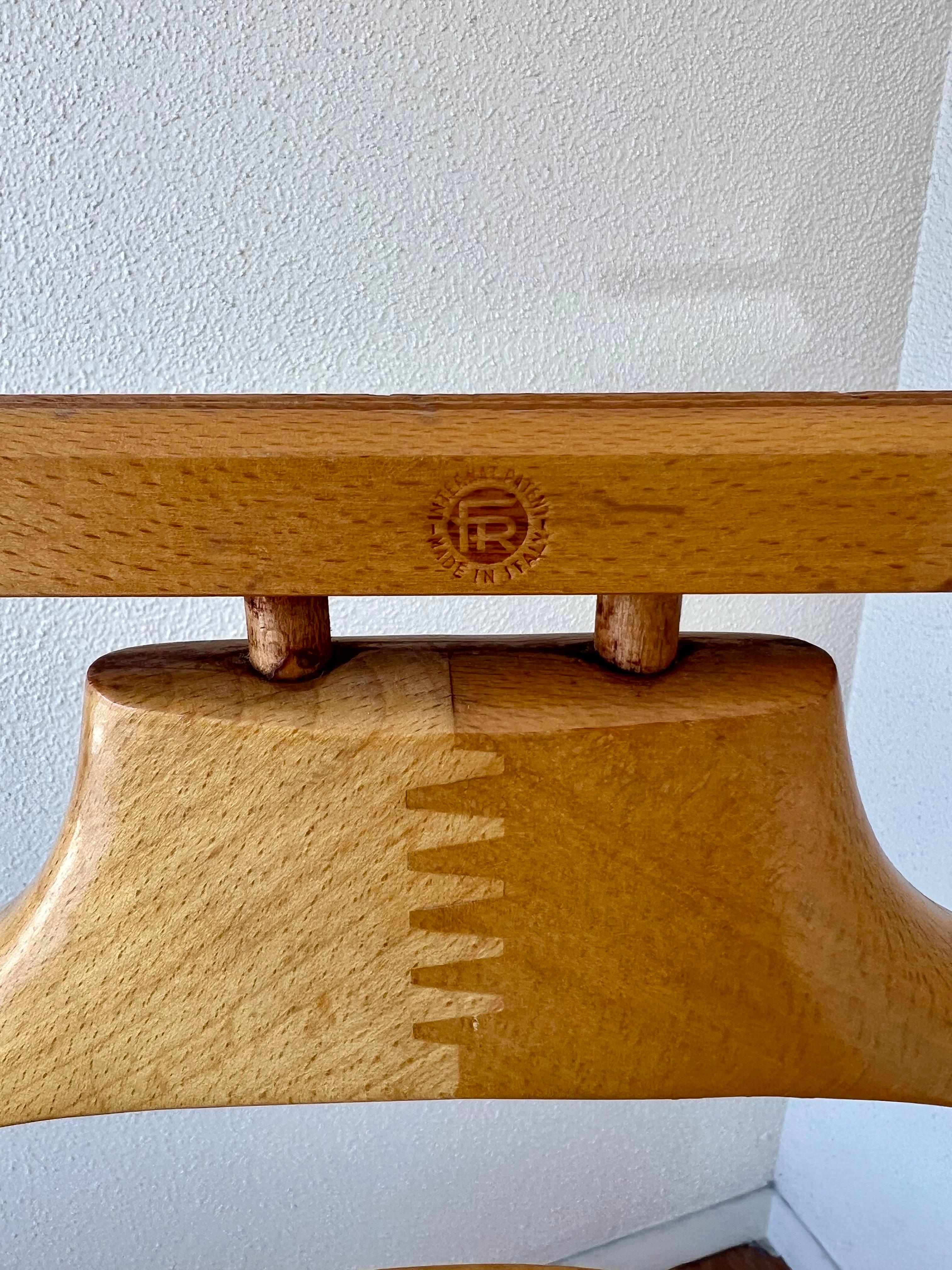 20th Century Mid-Century Modern Solid Maple Mens Valet by Ico & Luisa Parisi, Italy, 1950s