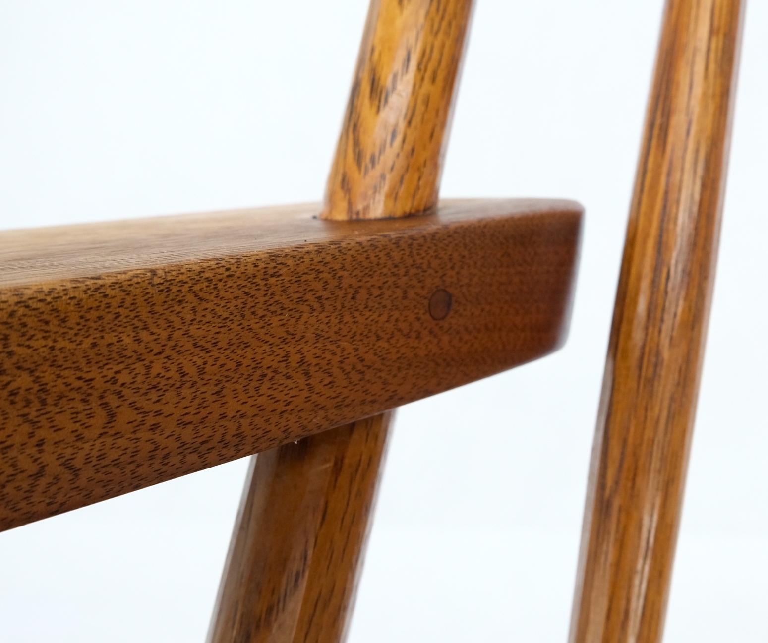Mid-Century Modern Solid Oiled Walnut George Nakashima Slab-Arm Lounge Chair 3