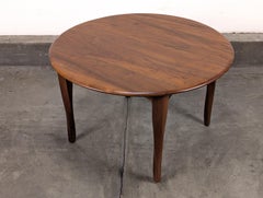 Tavolino da caffè in teak massiccio della metà del secolo scorso con gambe scultoree ritorte, 1960 ca.