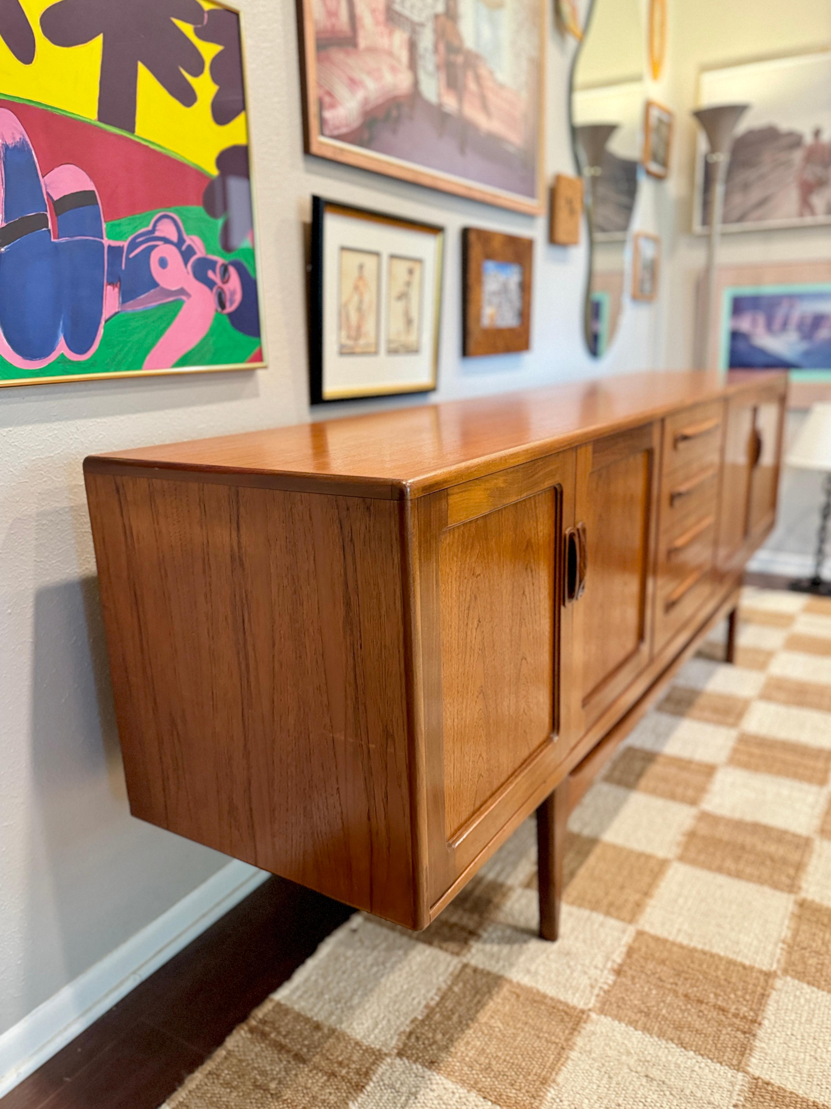 Mid Century Modern solid teak Fresco sideboard by G Plan 3