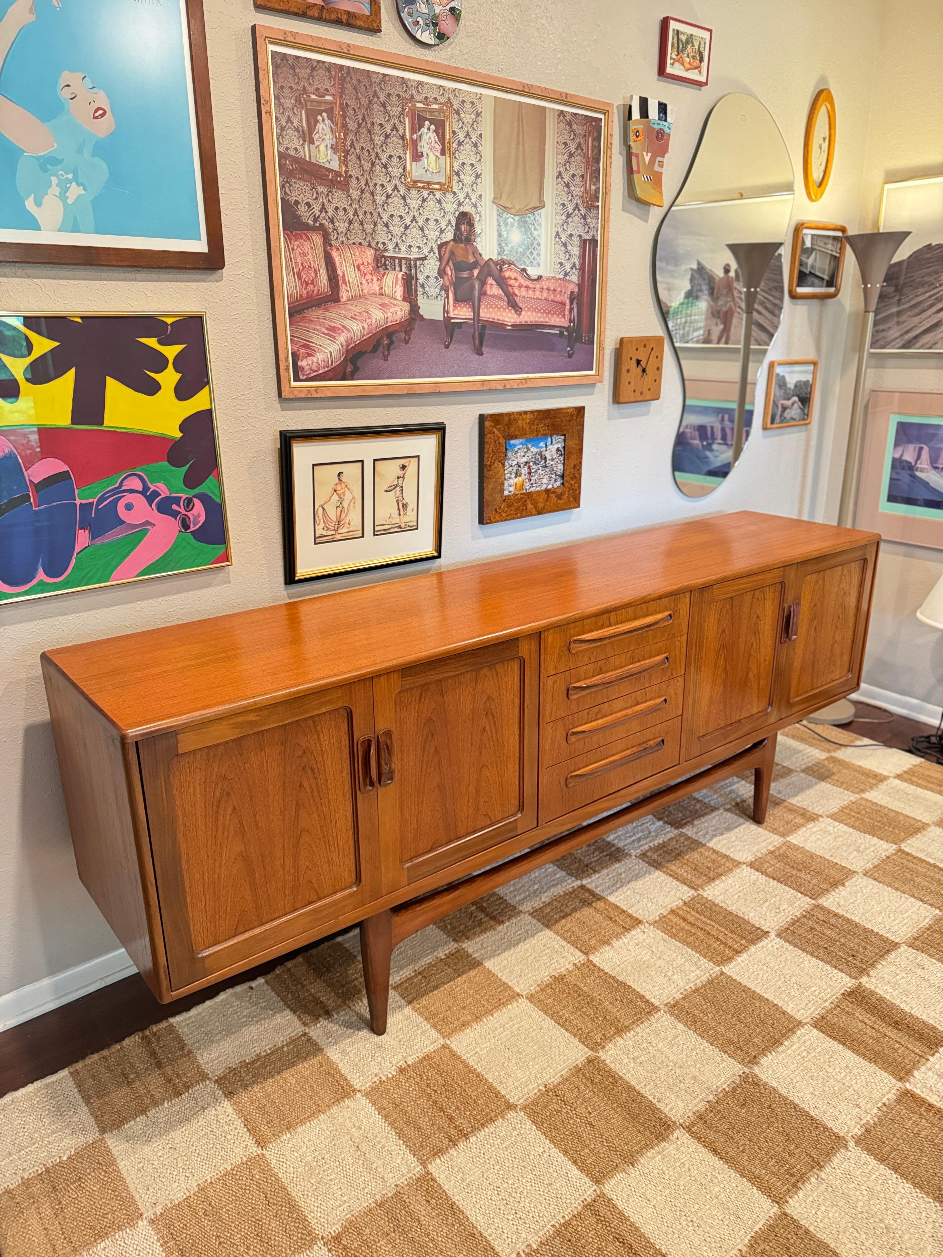 Mid Century Modern solid teak Fresco sideboard by G Plan 4