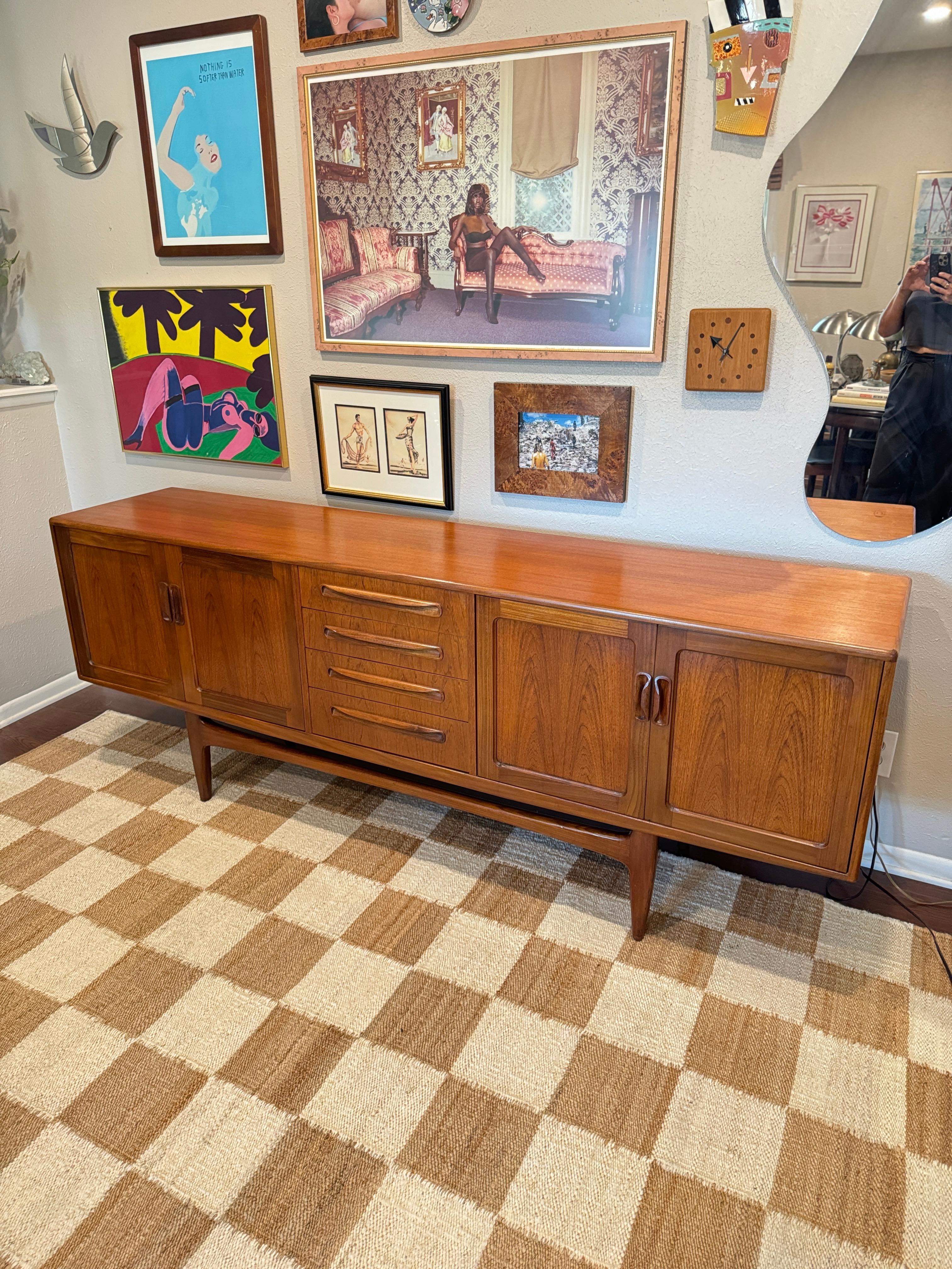 Mid Century Modern solid teak Fresco sideboard by G Plan 5