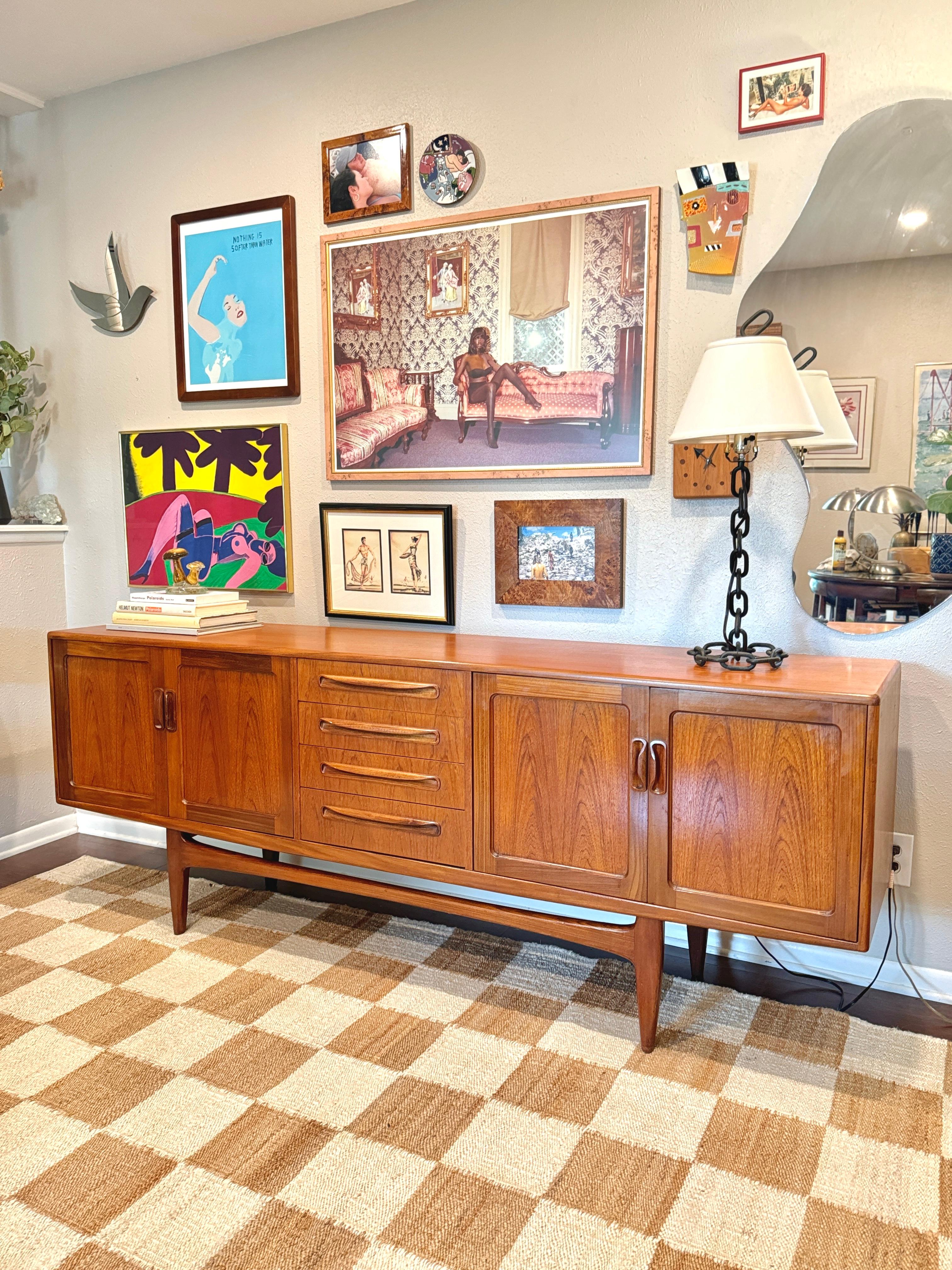 Mid-Century Modern Mid Century Modern solid teak Fresco sideboard by G Plan