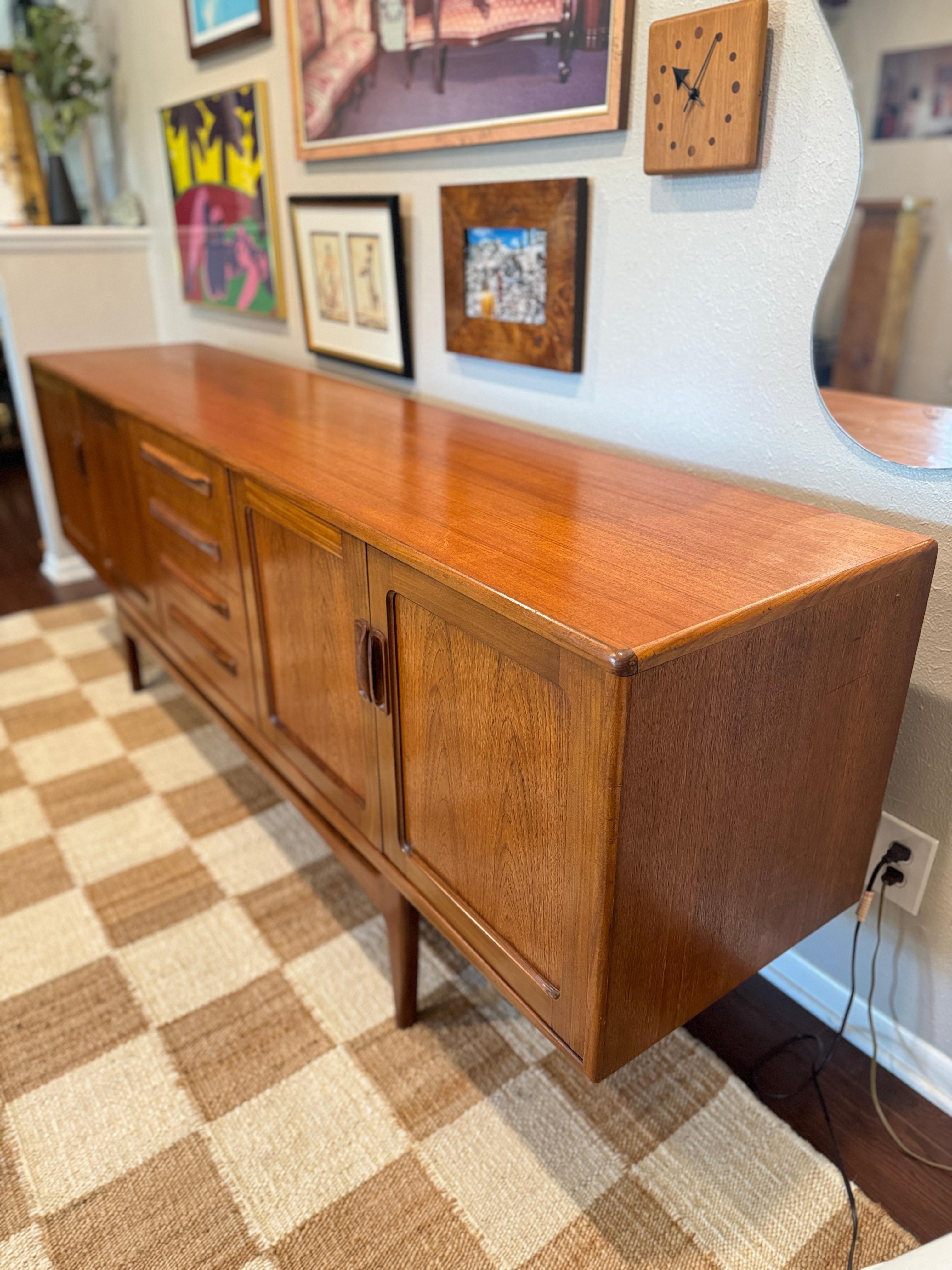 Mid Century Modern solid teak Fresco sideboard by G Plan 2