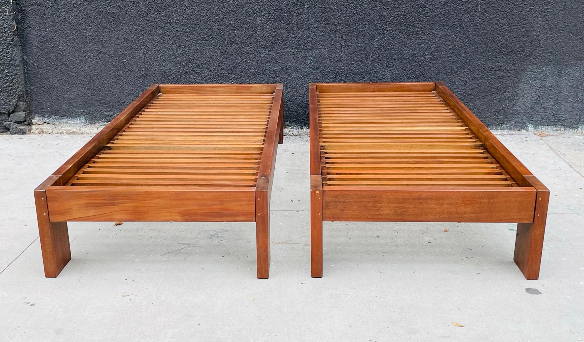 Mid-Century Modern, Solid Teak Lounge Chairs, circa 1970s For Sale 1