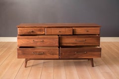 Mid-Century Modern Solid Walnut Dresser by ACE-HI