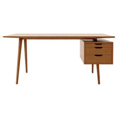 Mid-Century Modern Solid Wood Desk by Artisanal