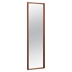Specchio moderno di metà secolo in legno massiccio di Eriksmålaglas, Svezia, 1950 circa