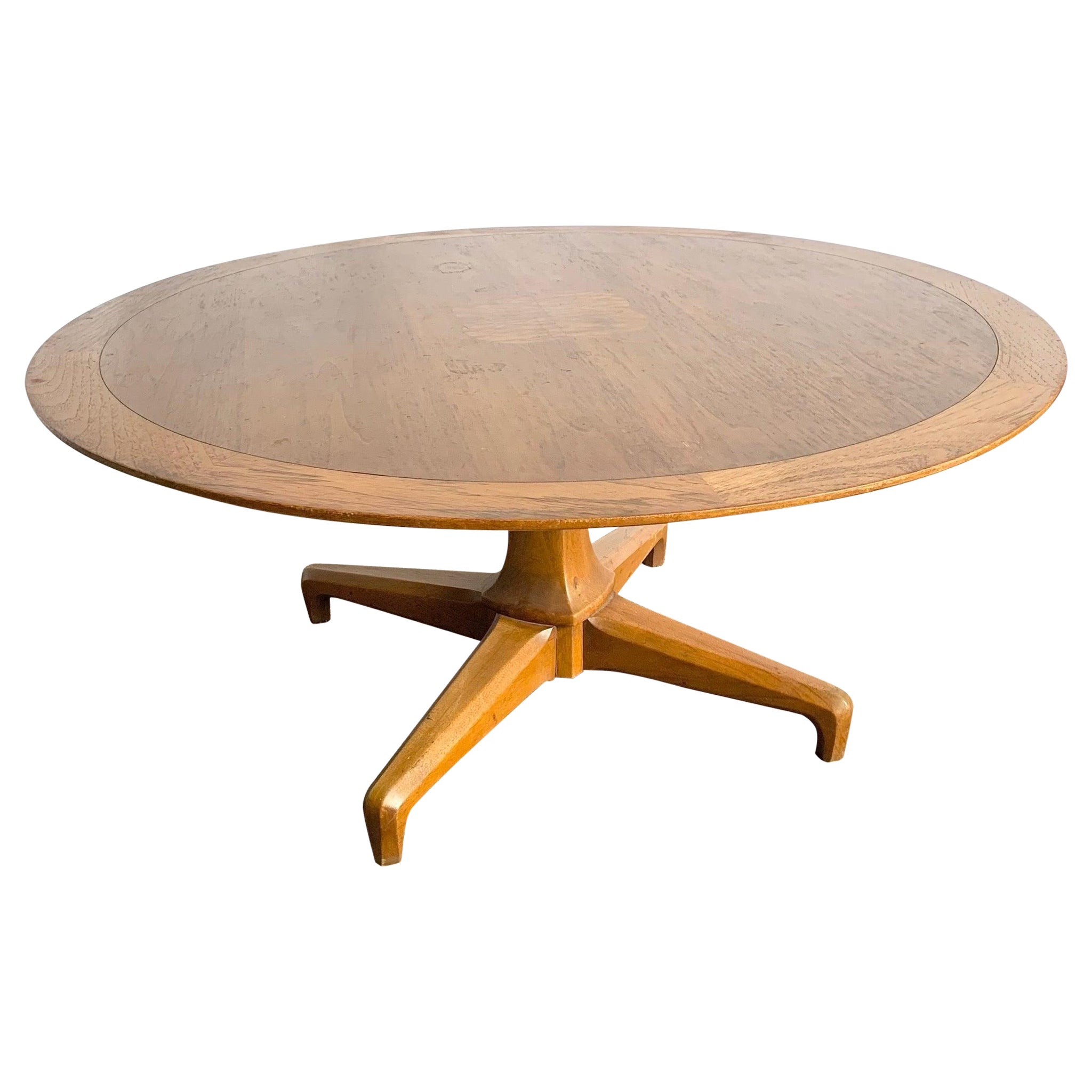 Mid Century Modern Sophisticate Swivel Top Adjustable Coffee Table by Tomlinson For Sale